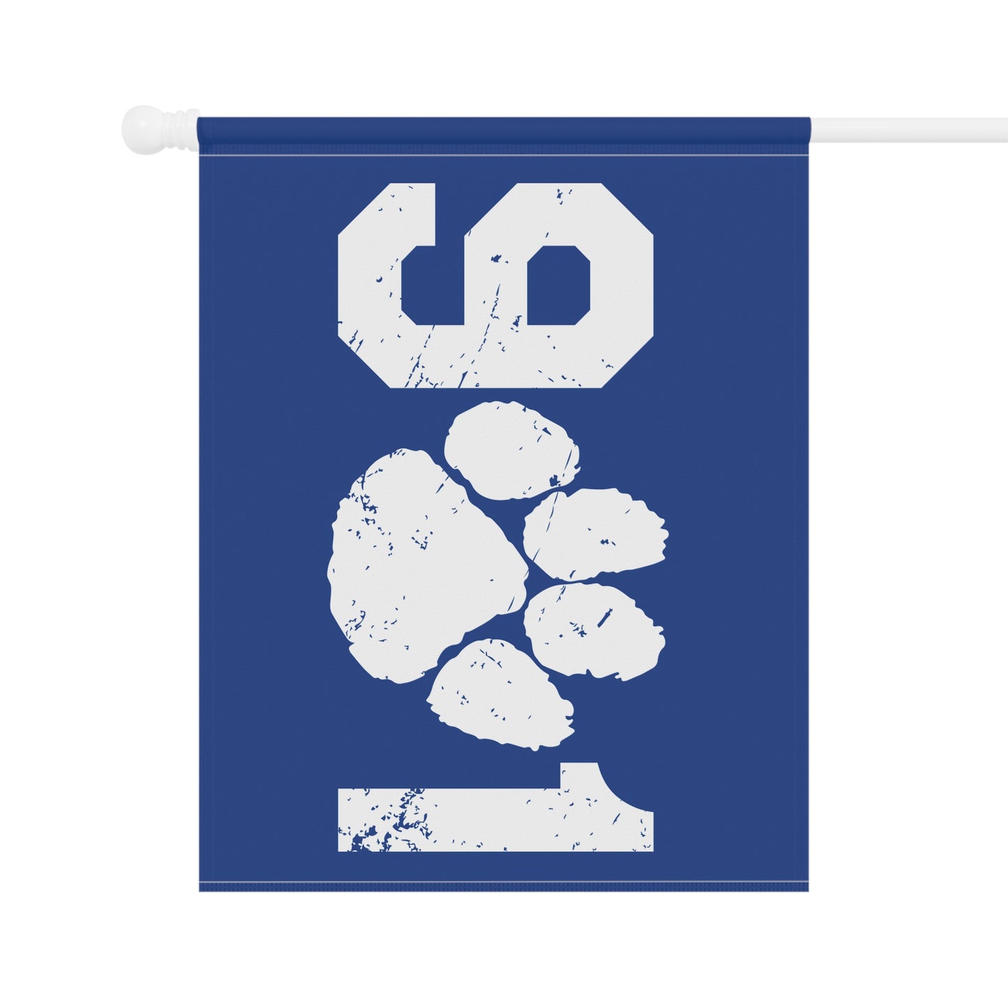 Memphis 901 Tiger Paw Sports Team Garden Banner, Custom Garden Flag, Outdoor Decor, Home Team Spirit Sign, College Team Pride Decoration, Paw Print Design