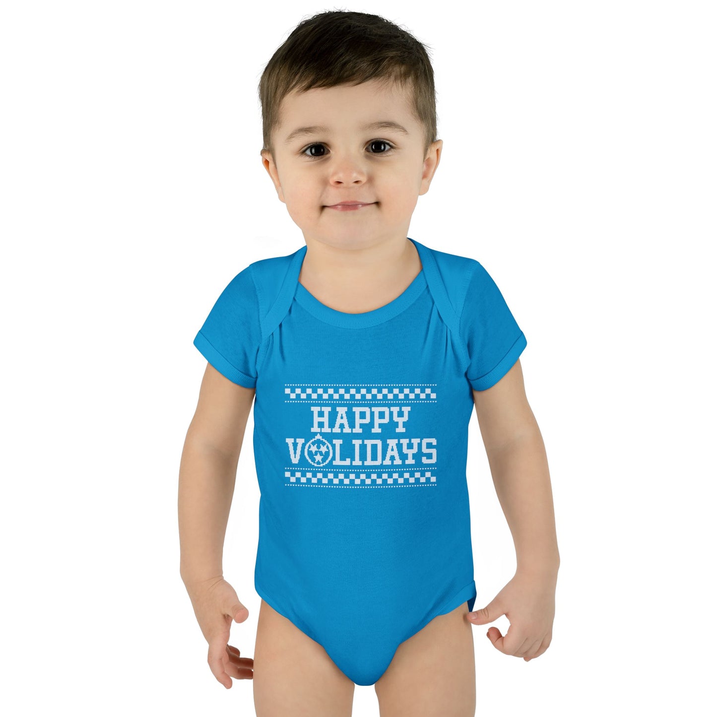 Tennessee Happy Volidays Cute Holiday Baby Bodysuit - Happy Holidays Infant Outfit, Christmas Gift, Baby Shower Present, Festive Onesie, Seasonal Apparel