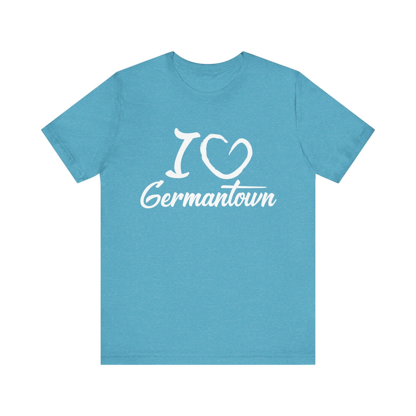 I Love Germantown Unisex Jersey Short Sleeve Tee