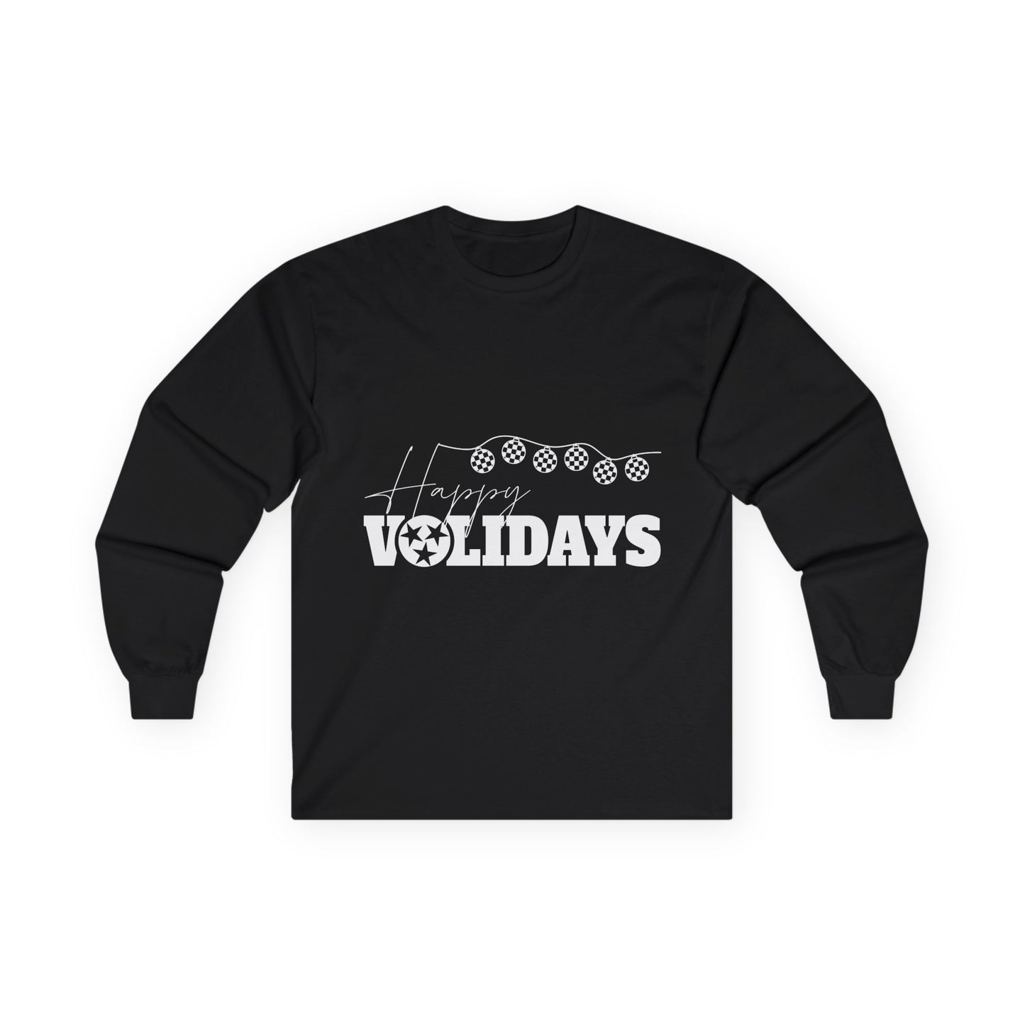 Tennessee Volunteers Long Sleeve Tee - Tennessee Happy Volidays Design