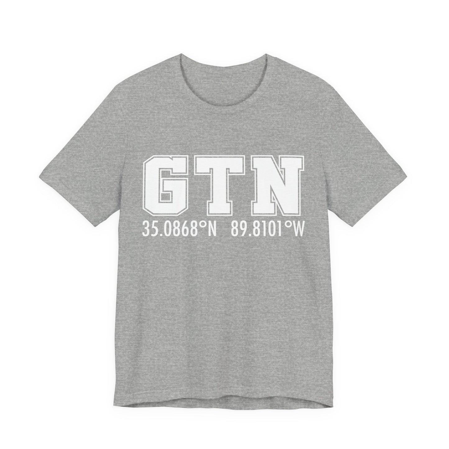 Germantown, TN Coordinates Tee