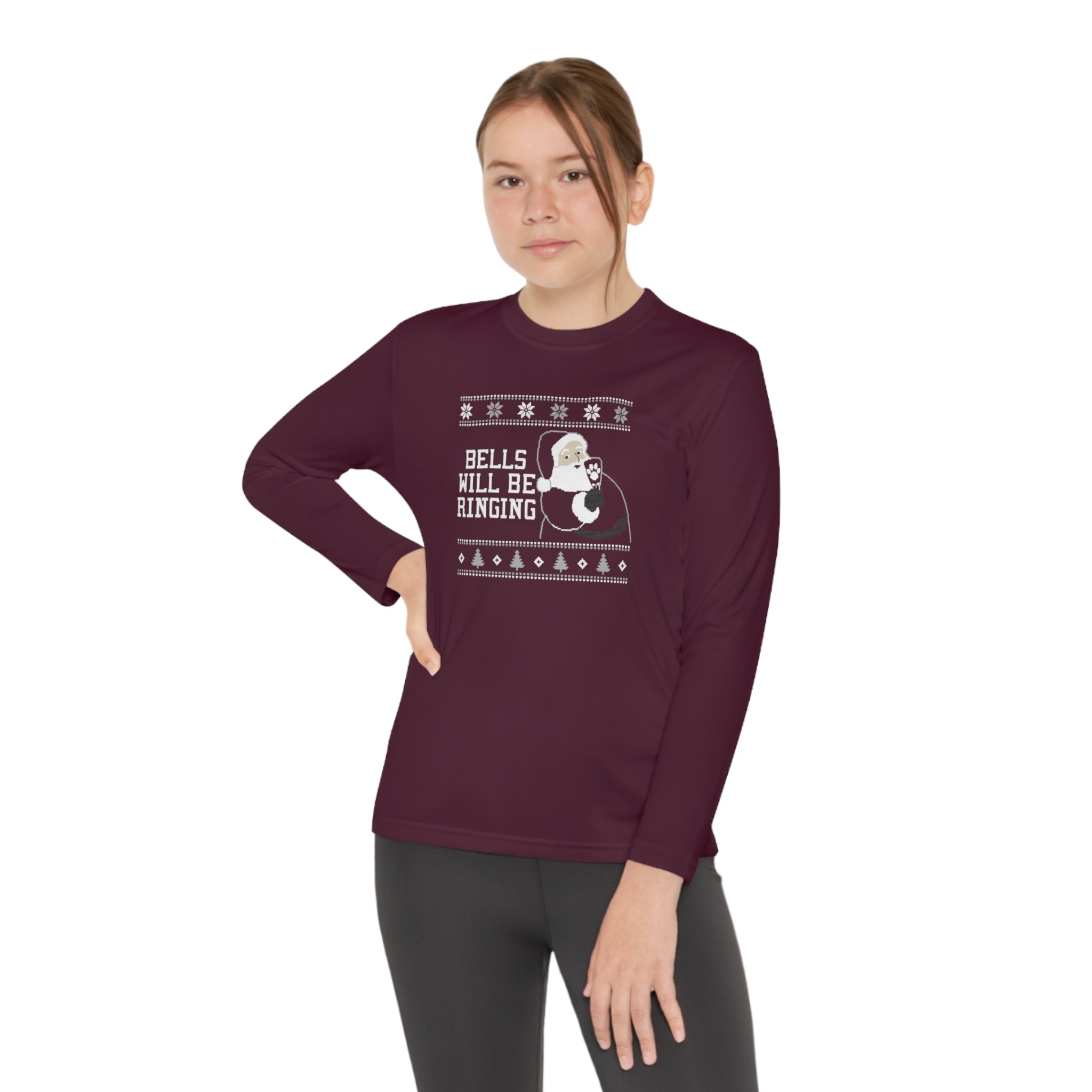 Mississippi State ""Ugly Christmas Sweater" T Shirt Youth