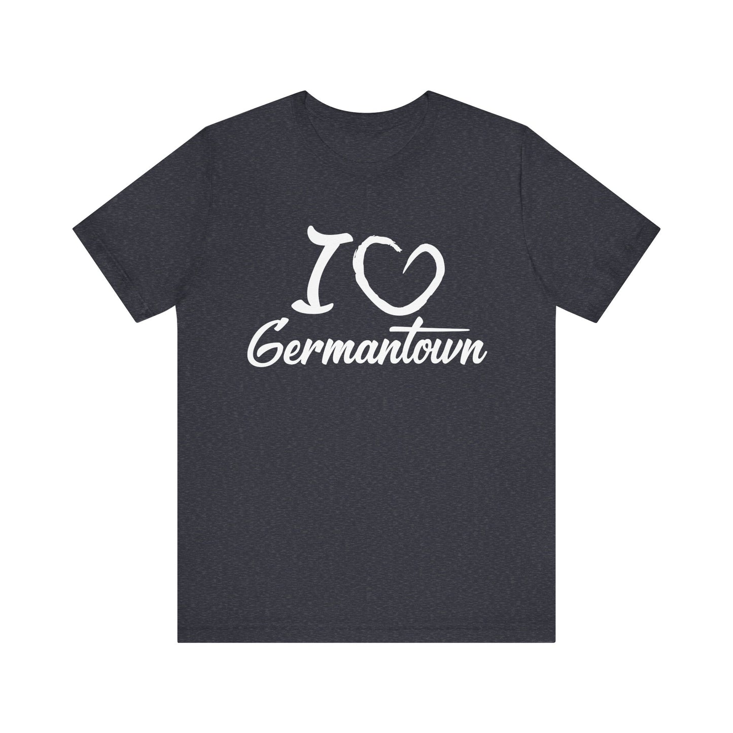 I Love Germantown Unisex Jersey Short Sleeve Tee
