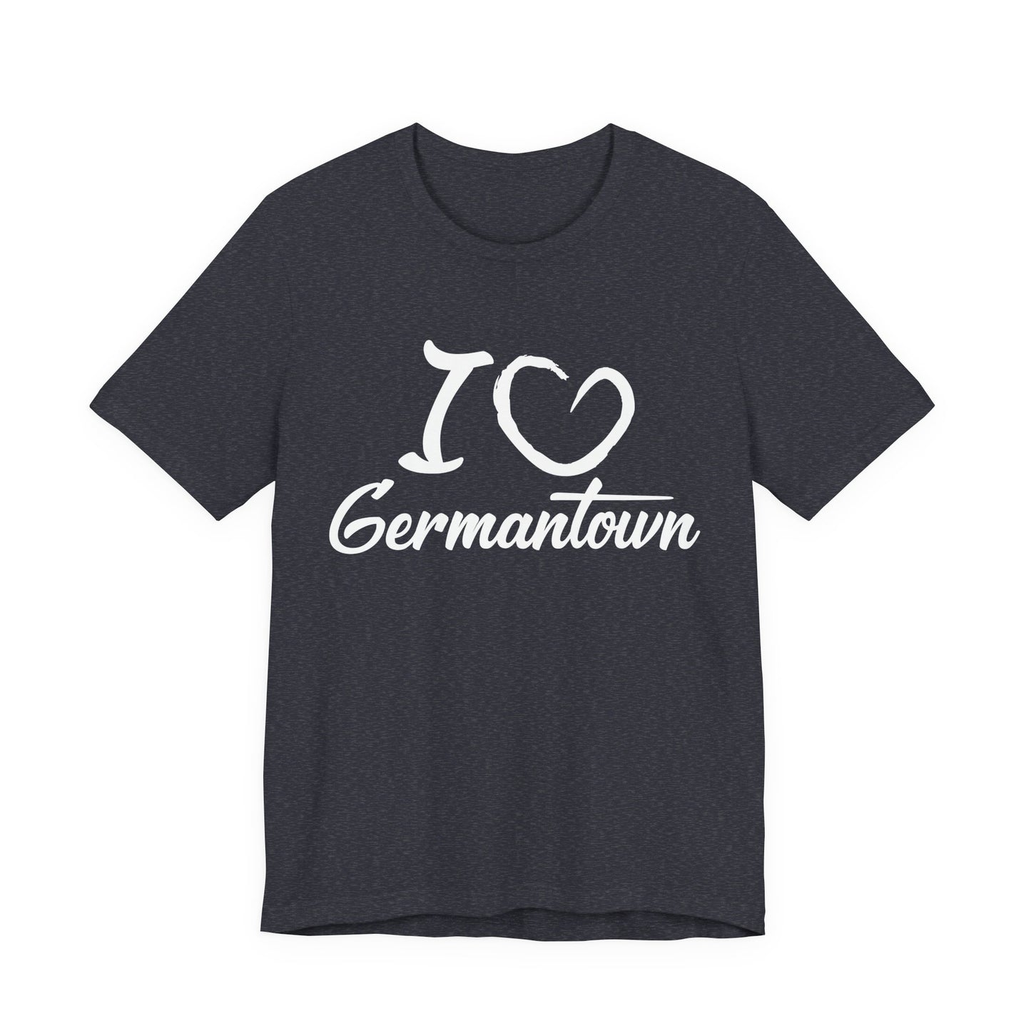 I Love Germantown Unisex Jersey Short Sleeve Tee