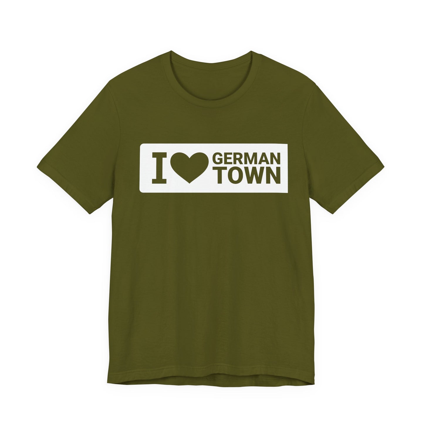 I Love Germantown Unisex Jersey Short Sleeve Tee