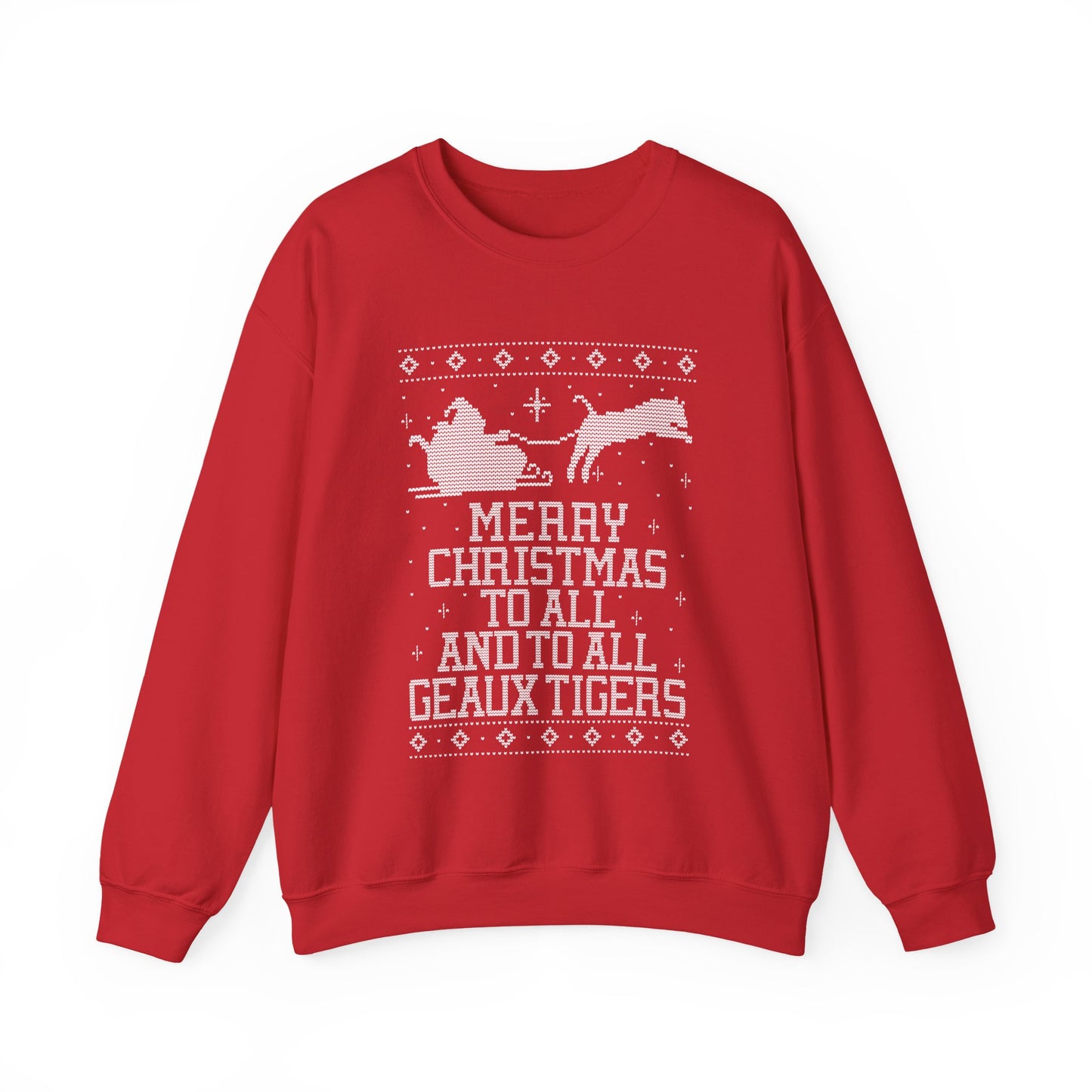 LSU Merry Christmas To All Geaux Tigers Sweatshirt
