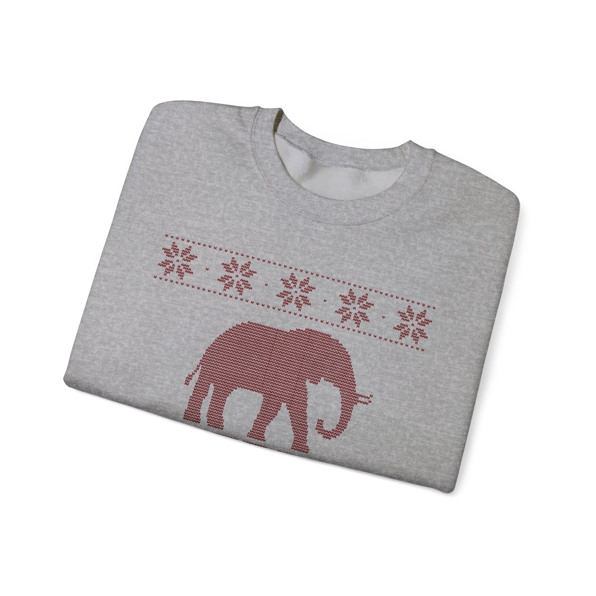 Alabama "Ugly Christmas Sweater" Unisex Heavy Blend™ Crewneck Sweatshirt