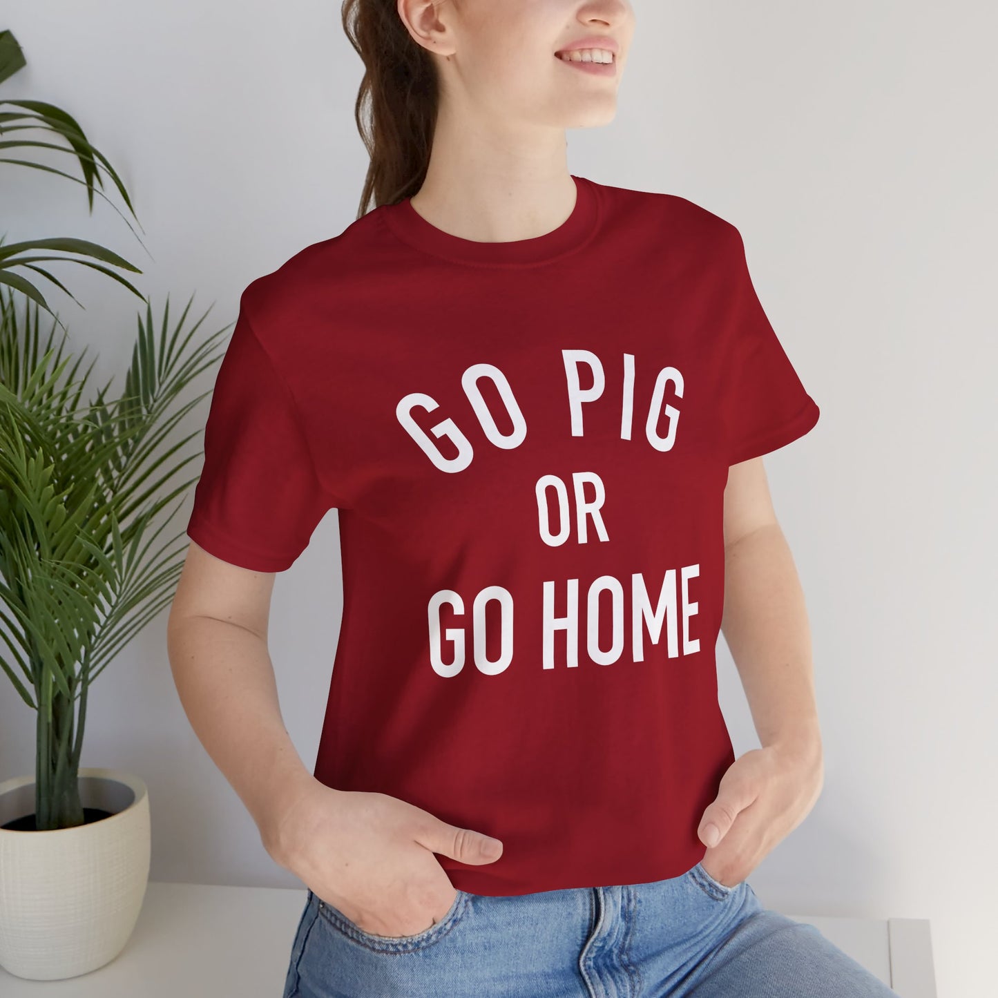 Arkansas Go Pig Or Go Home Tee