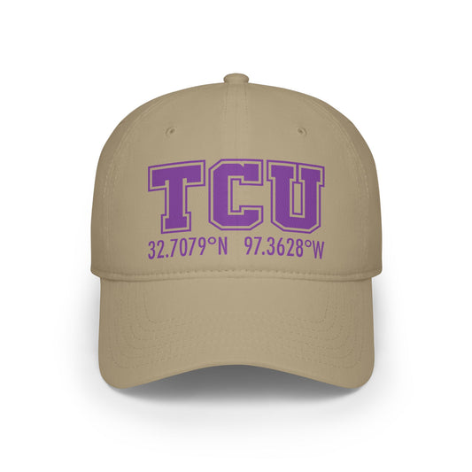 TCU Coordinates Low Profile Baseball Cap - Stylish Sun Protection for Fans