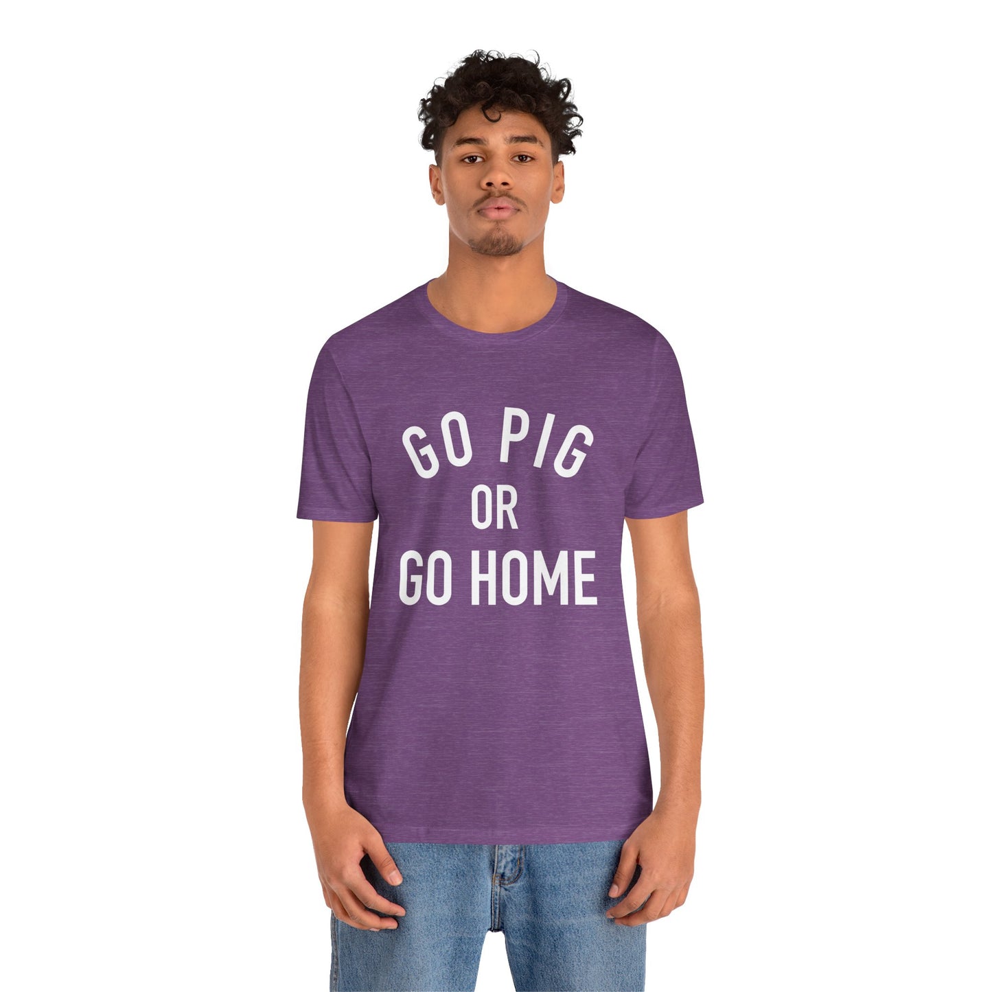 Arkansas Go Pig Or Go Home Tee