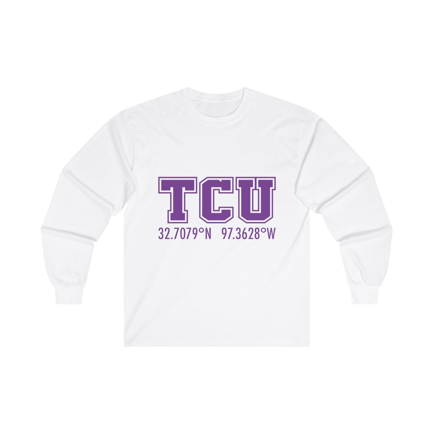 TCU Coordinates Unisex Ultra Cotton Long Sleeve Tee - Comfortable and Stylish College Apparel