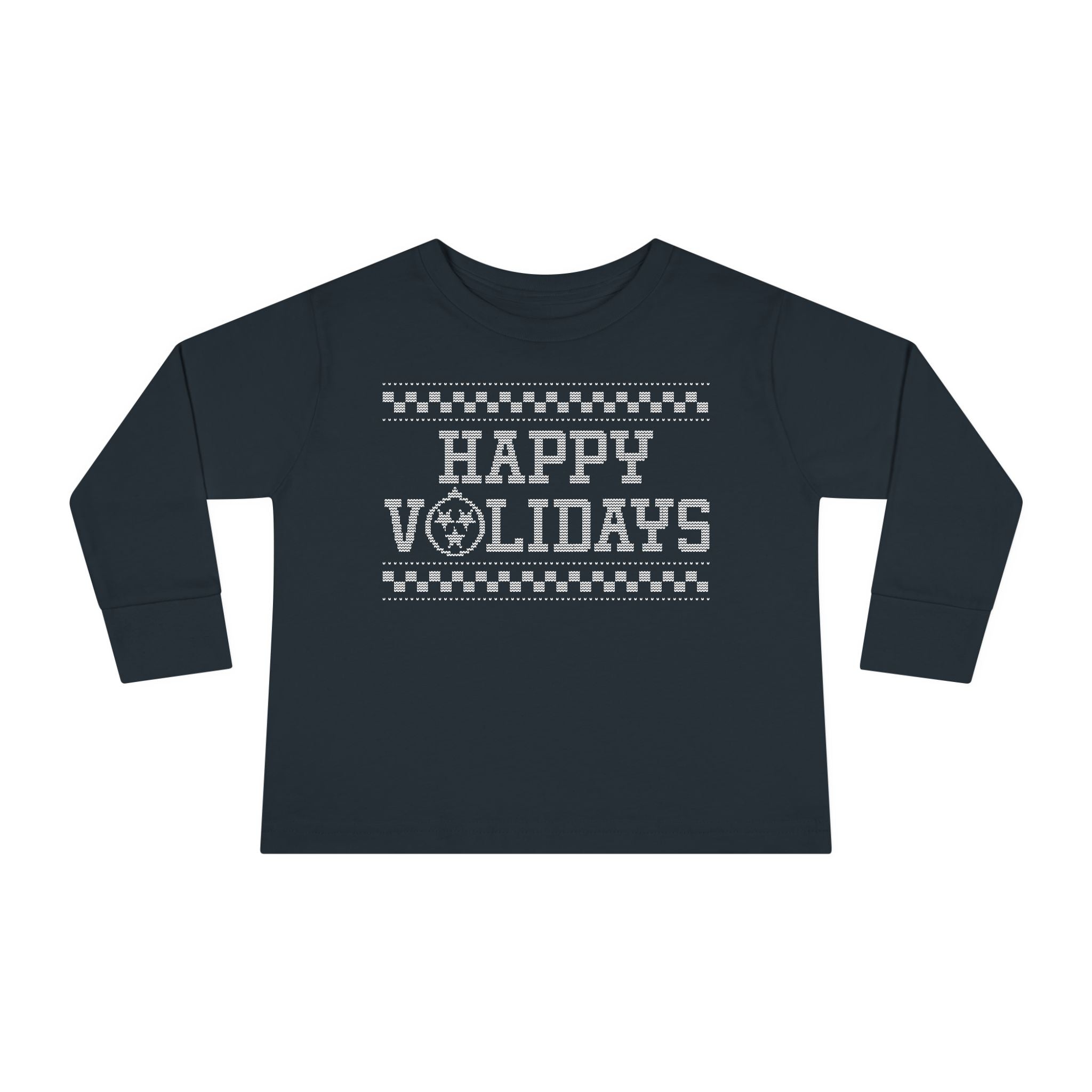 Happy Volidays T shirt Tennessee Christmas Toddler Long Sleeve Tee