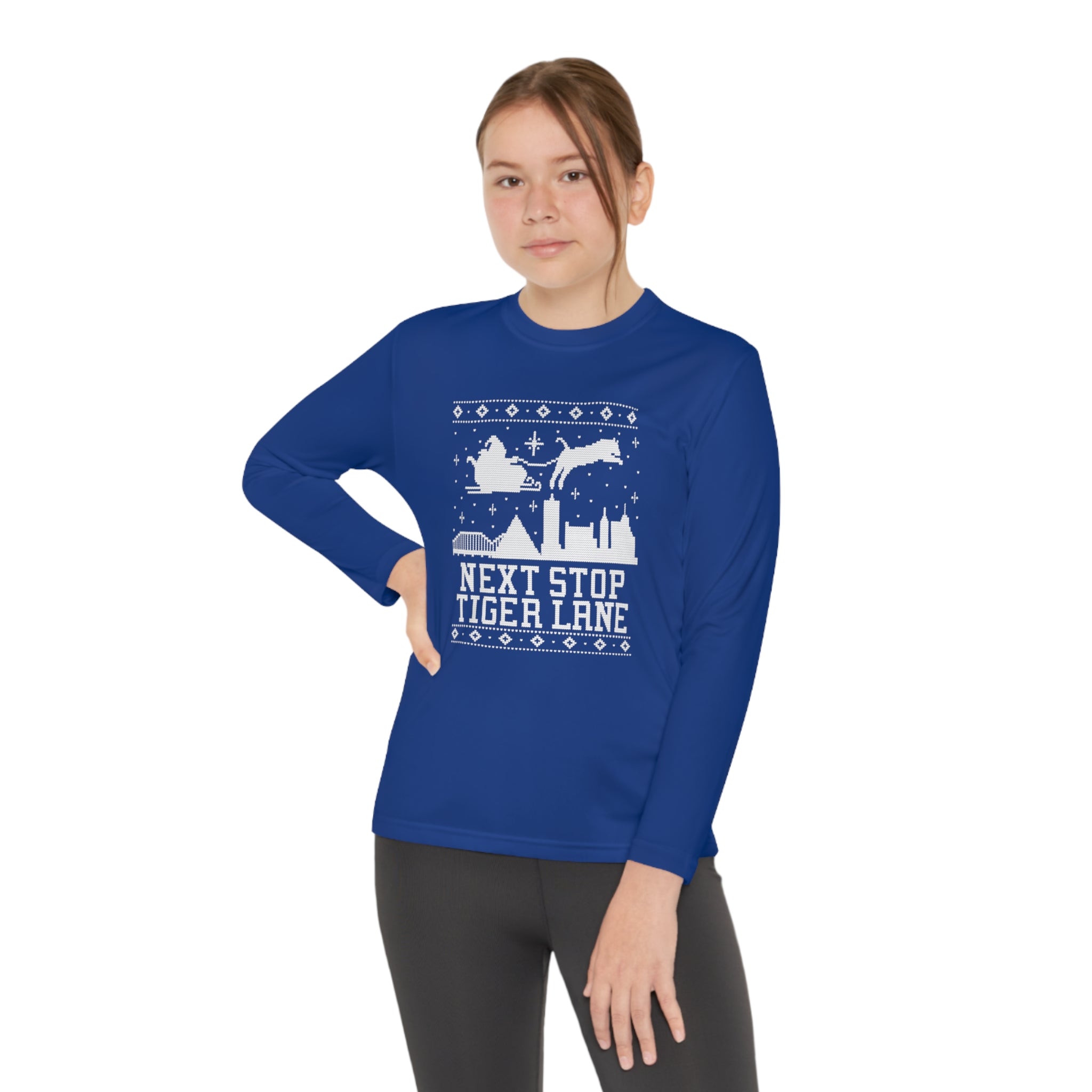 University of Memphis "Ugly Christmas Sweater" T Shirt Youth