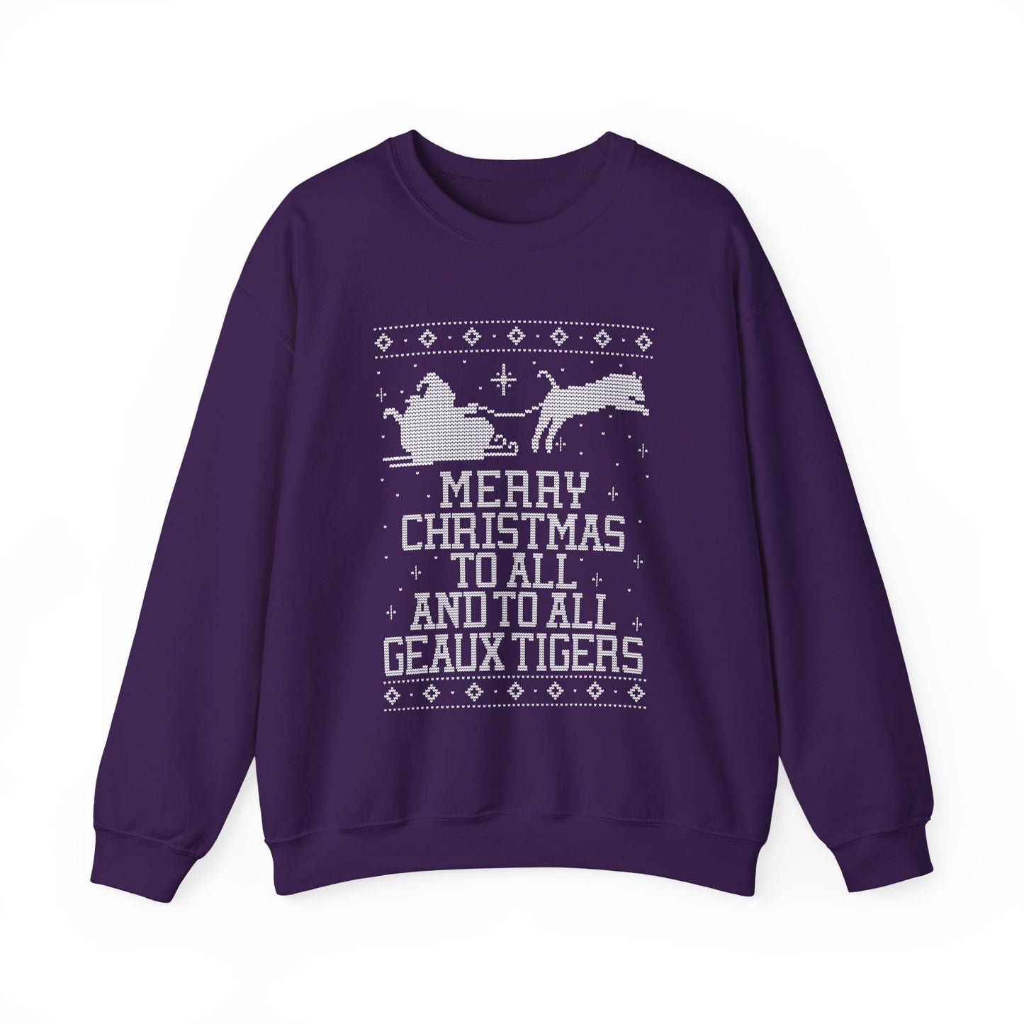 LSU Merry Christmas To All Geaux Tigers Sweatshirt