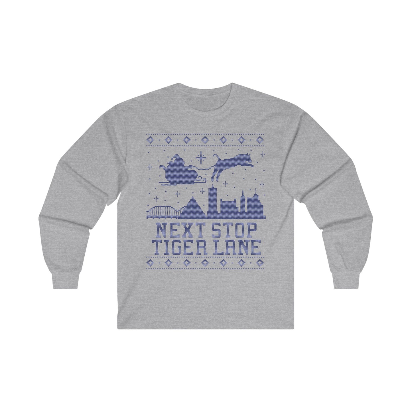 Memphis Next Stop Tiger Lane Unisex Ultra Cotton Long Sleeve Tee