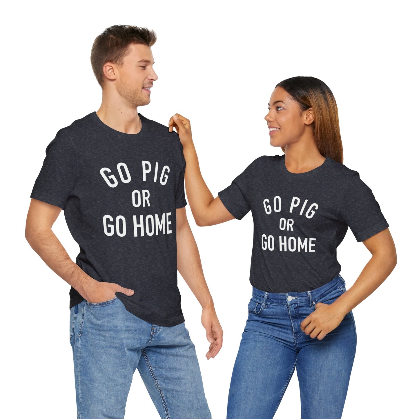 Arkansas Go Pig Or Go Home Tee