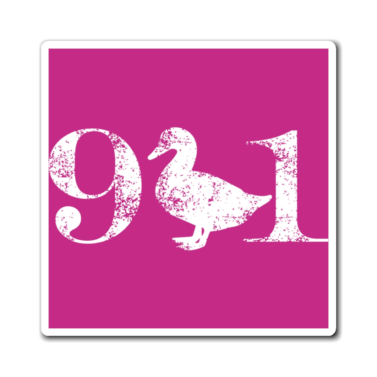 901 Peabody Duck Magnet