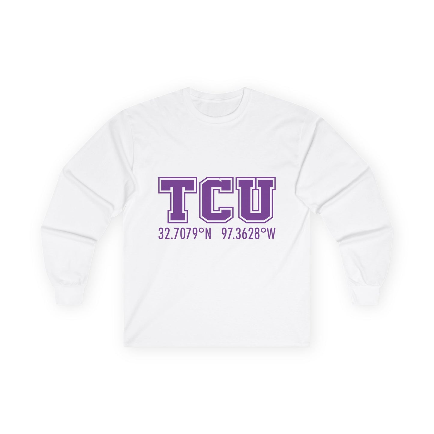 TCU Coordinates Unisex Ultra Cotton Long Sleeve Tee - Comfortable and Stylish College Apparel