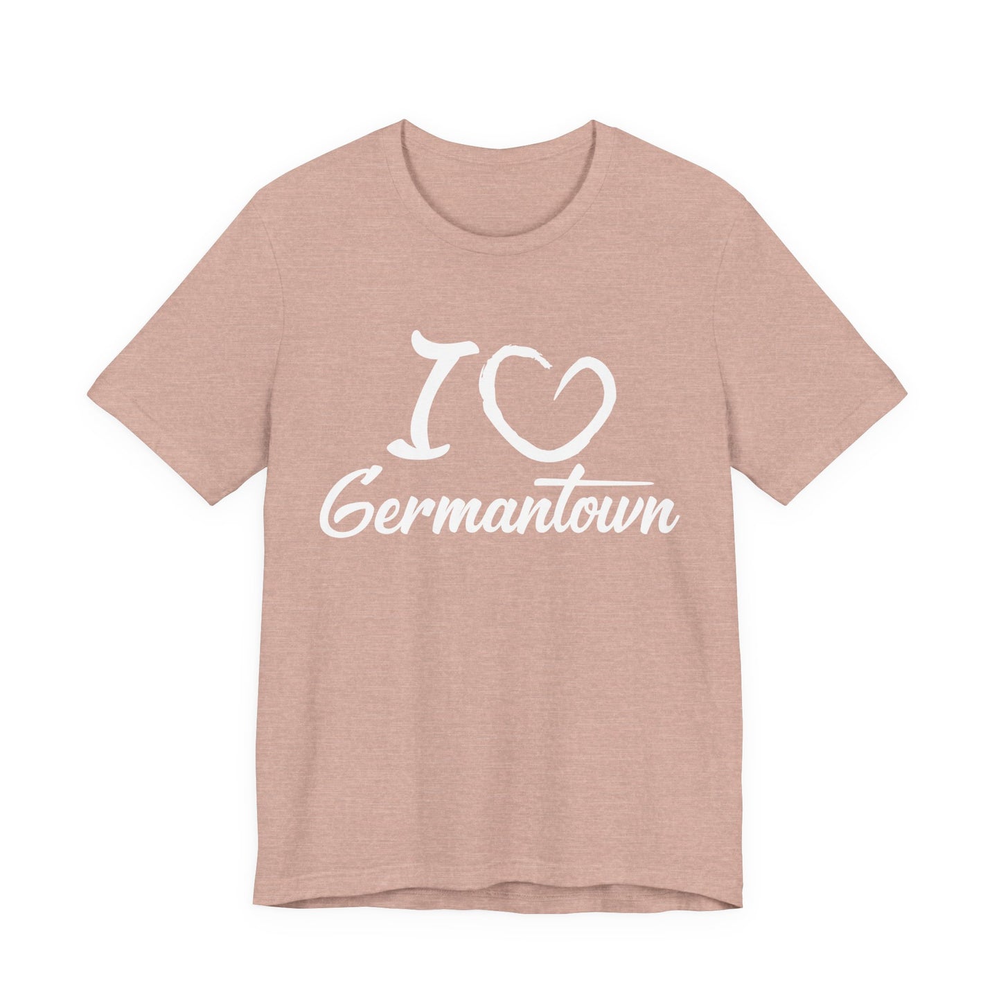 I Love Germantown Unisex Jersey Short Sleeve Tee
