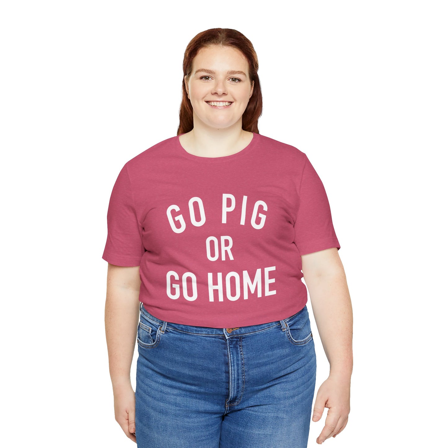 Arkansas Go Pig Or Go Home Tee