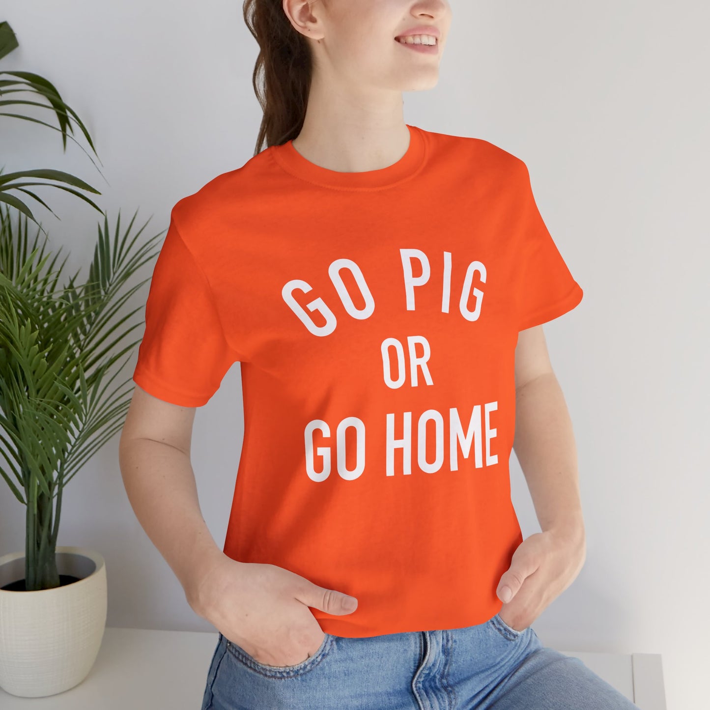 Arkansas Go Pig Or Go Home Tee