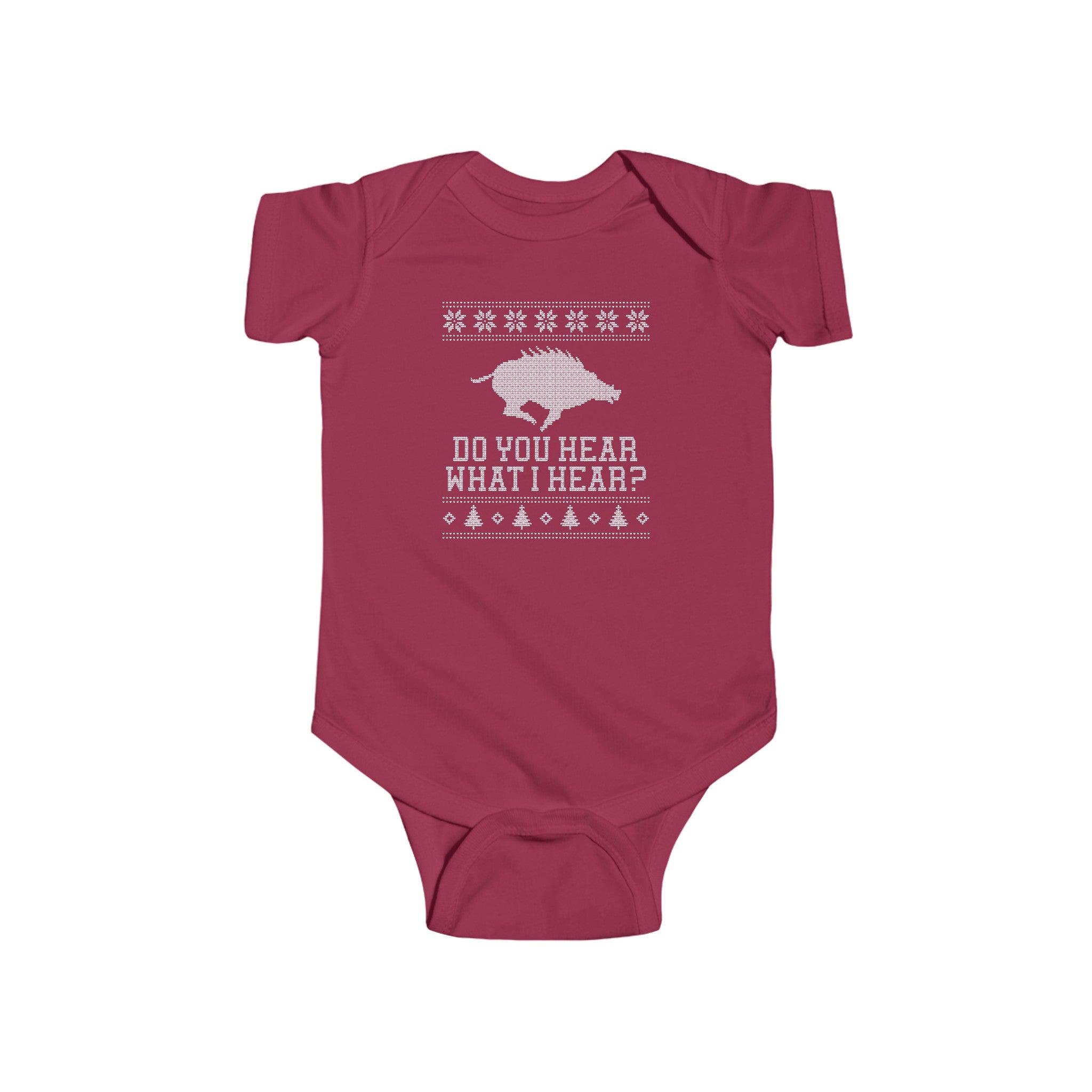 Do You Hear What I Hear Arkansas Razorback Onesie