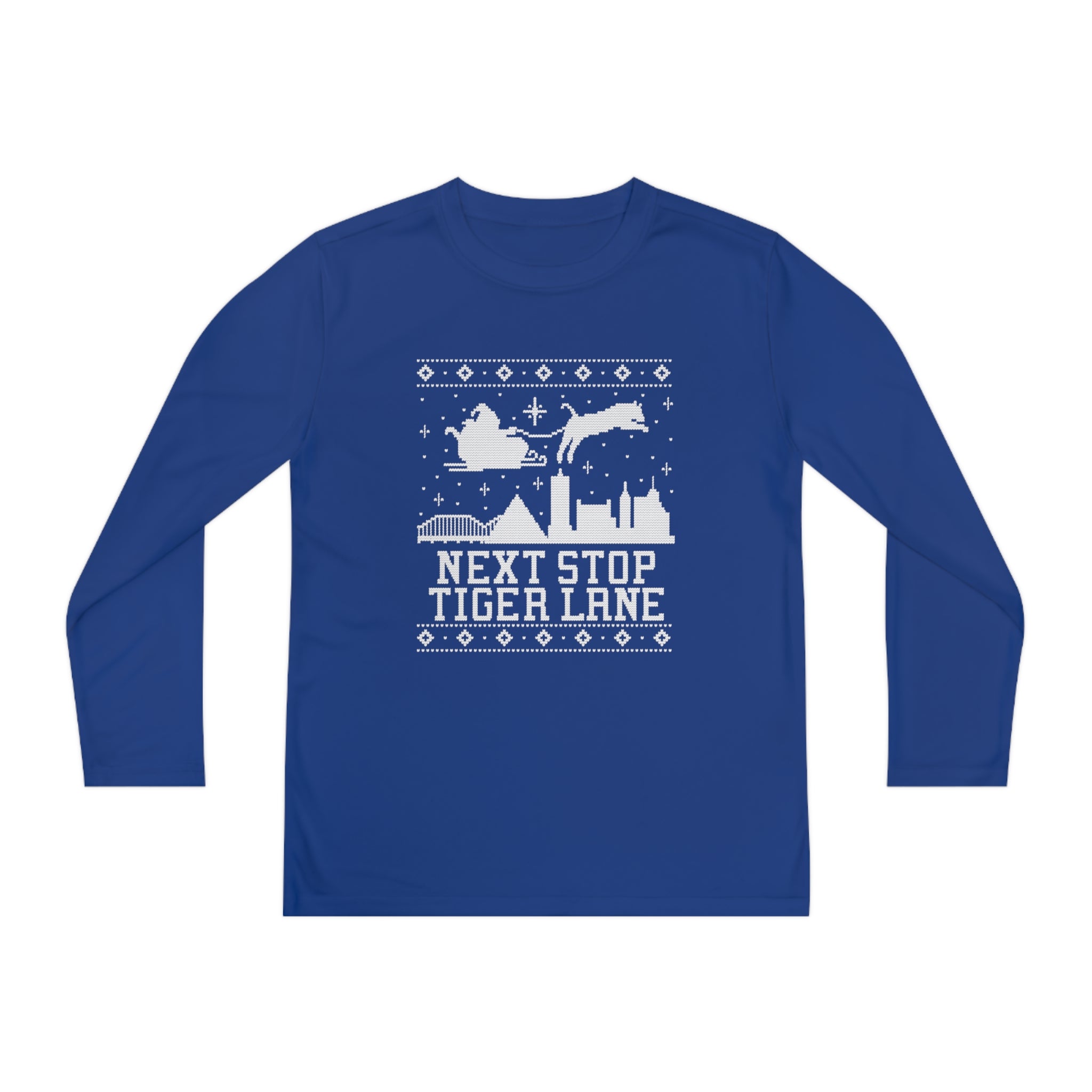 University of Memphis "Ugly Christmas Sweater" T Shirt Youth