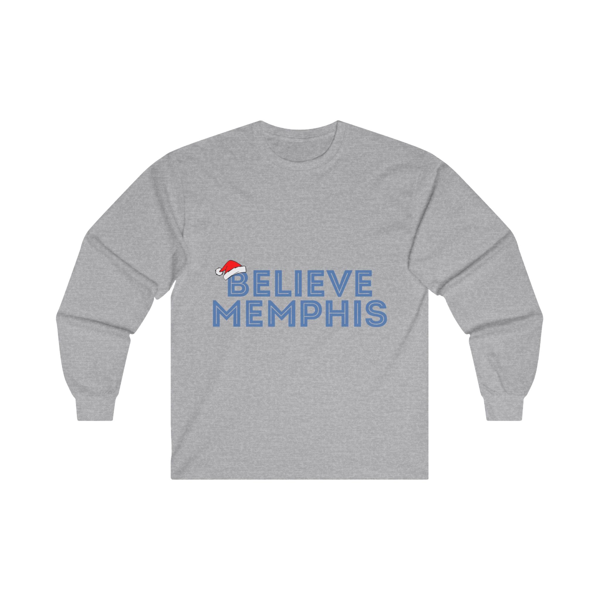 Believe Memphis Christmas Unisex Ultra Cotton Long Sleeve Tee