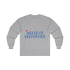 Believe Memphis Christmas Unisex Ultra Cotton Long Sleeve Tee