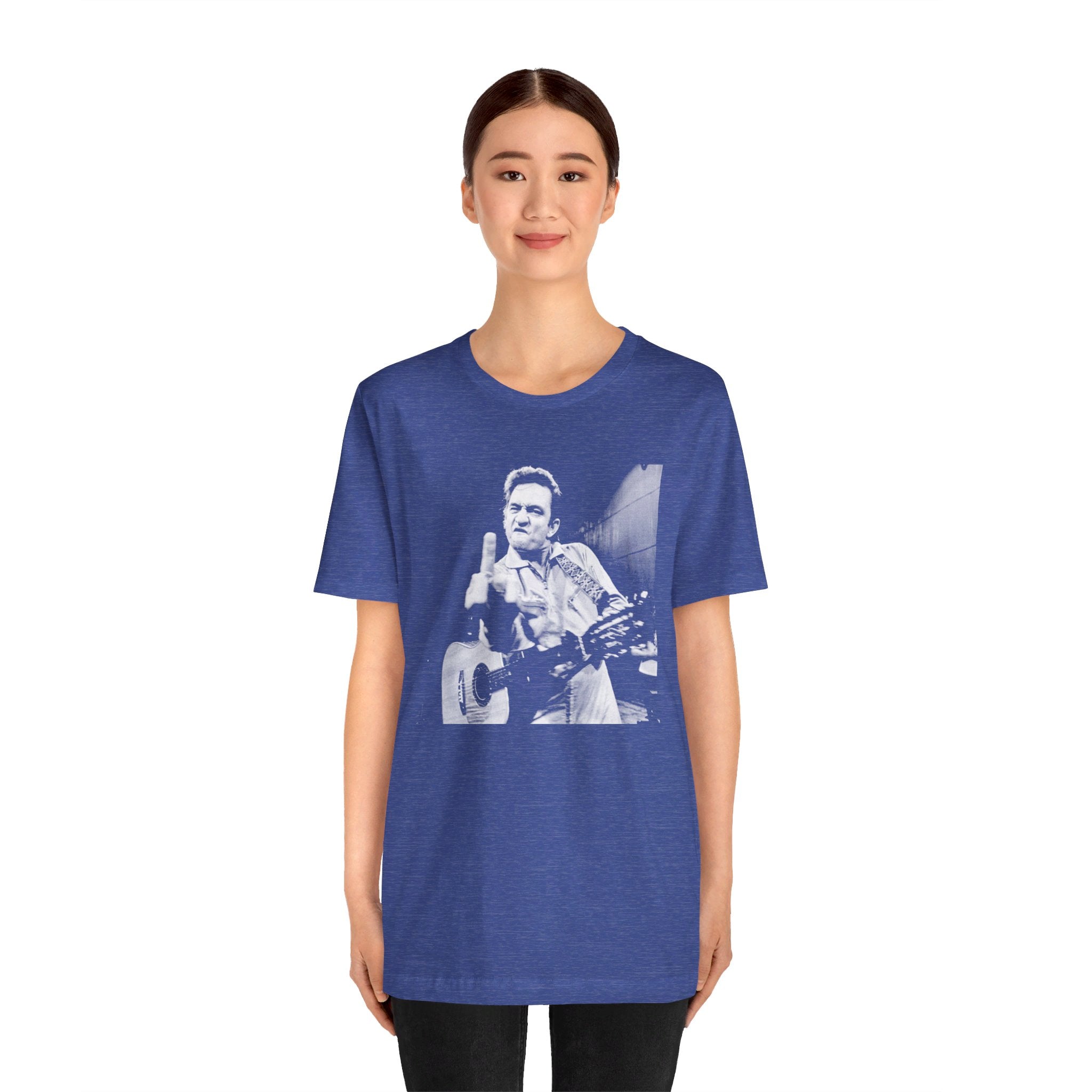 Johnny Cash Middle Finger Tee