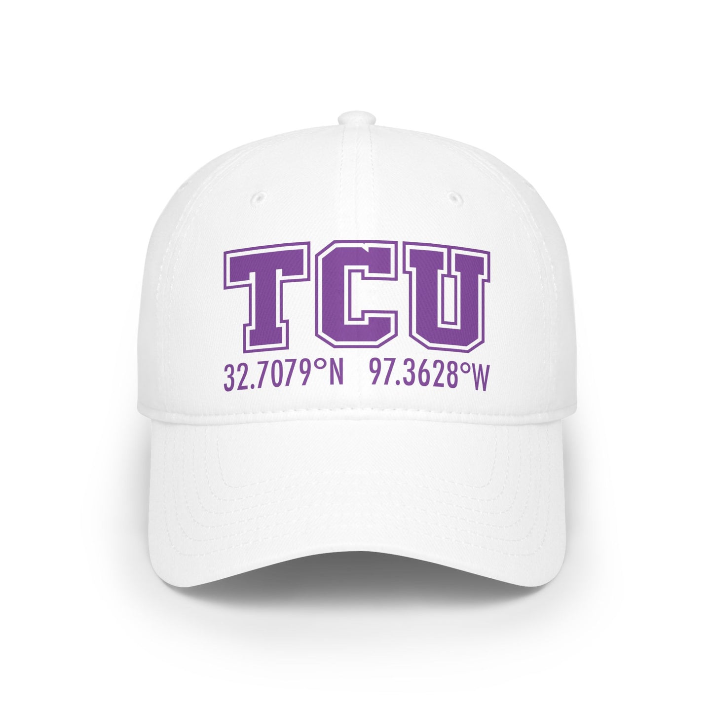 TCU Coordinates Low Profile Baseball Cap - Stylish Sun Protection for Fans