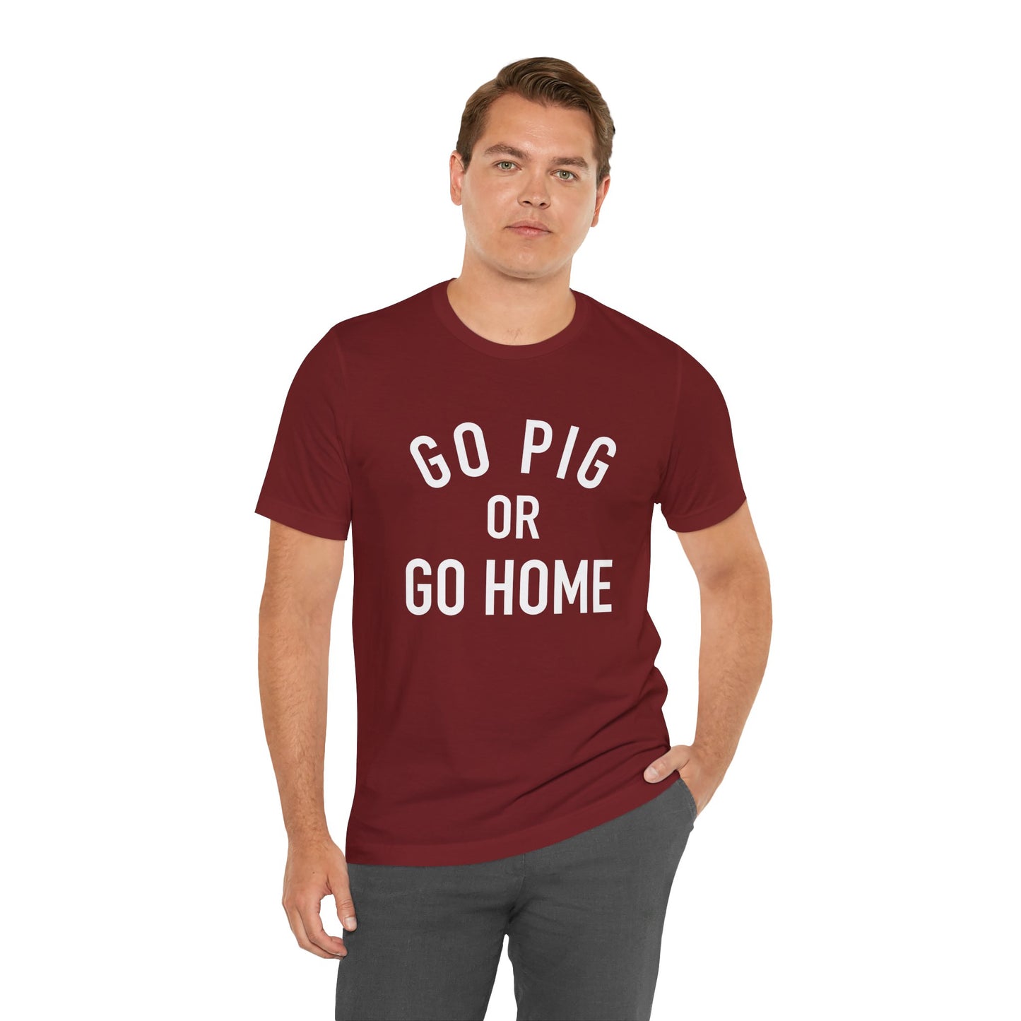Arkansas Go Pig Or Go Home Tee