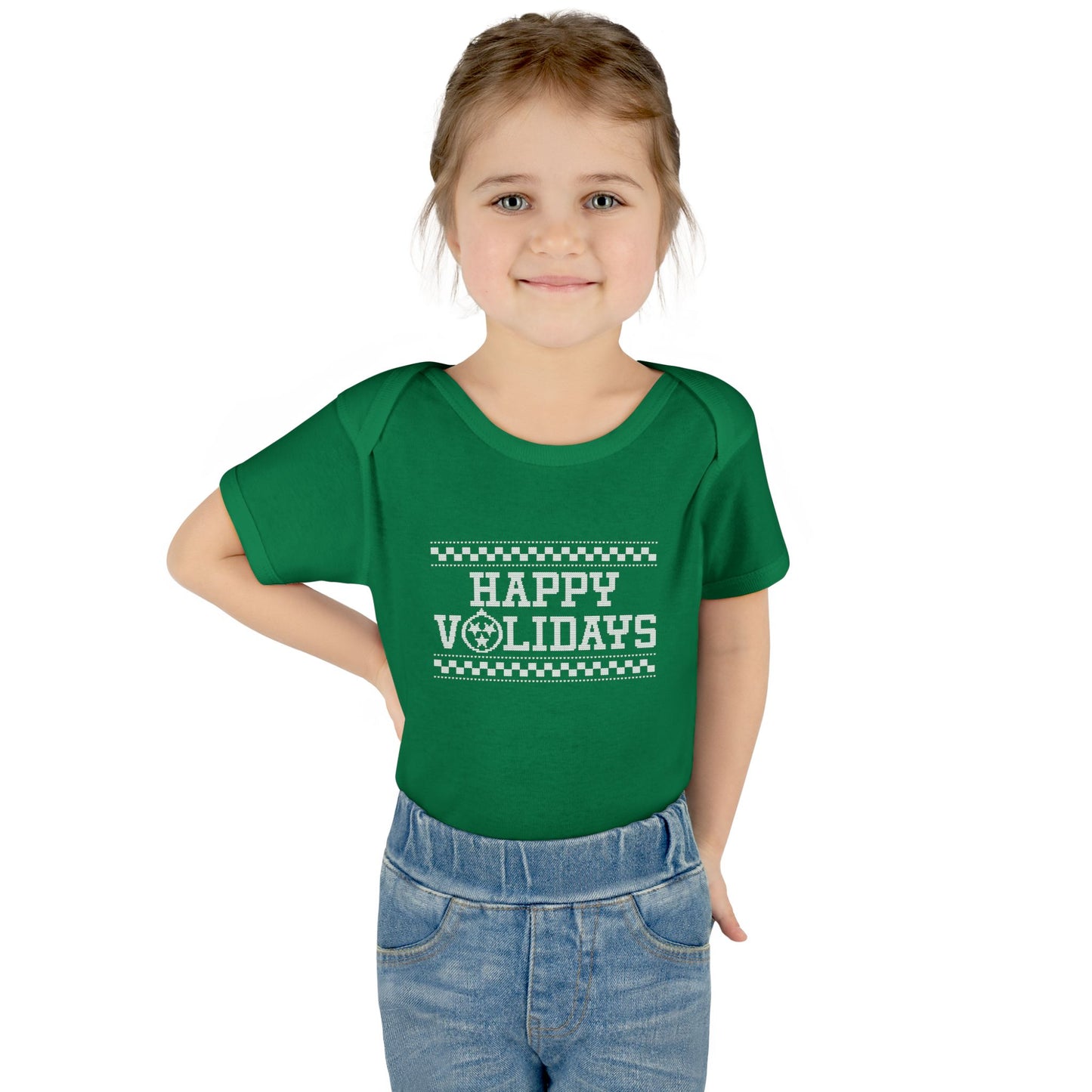 Tennessee Happy Volidays Cute Holiday Baby Bodysuit - Happy Holidays Infant Outfit, Christmas Gift, Baby Shower Present, Festive Onesie, Seasonal Apparel