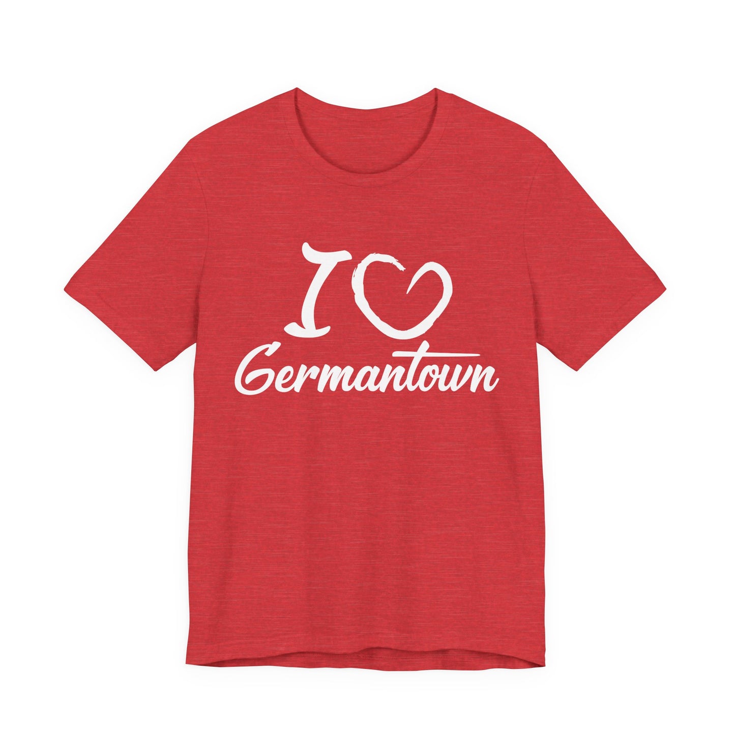 I Love Germantown Unisex Jersey Short Sleeve Tee
