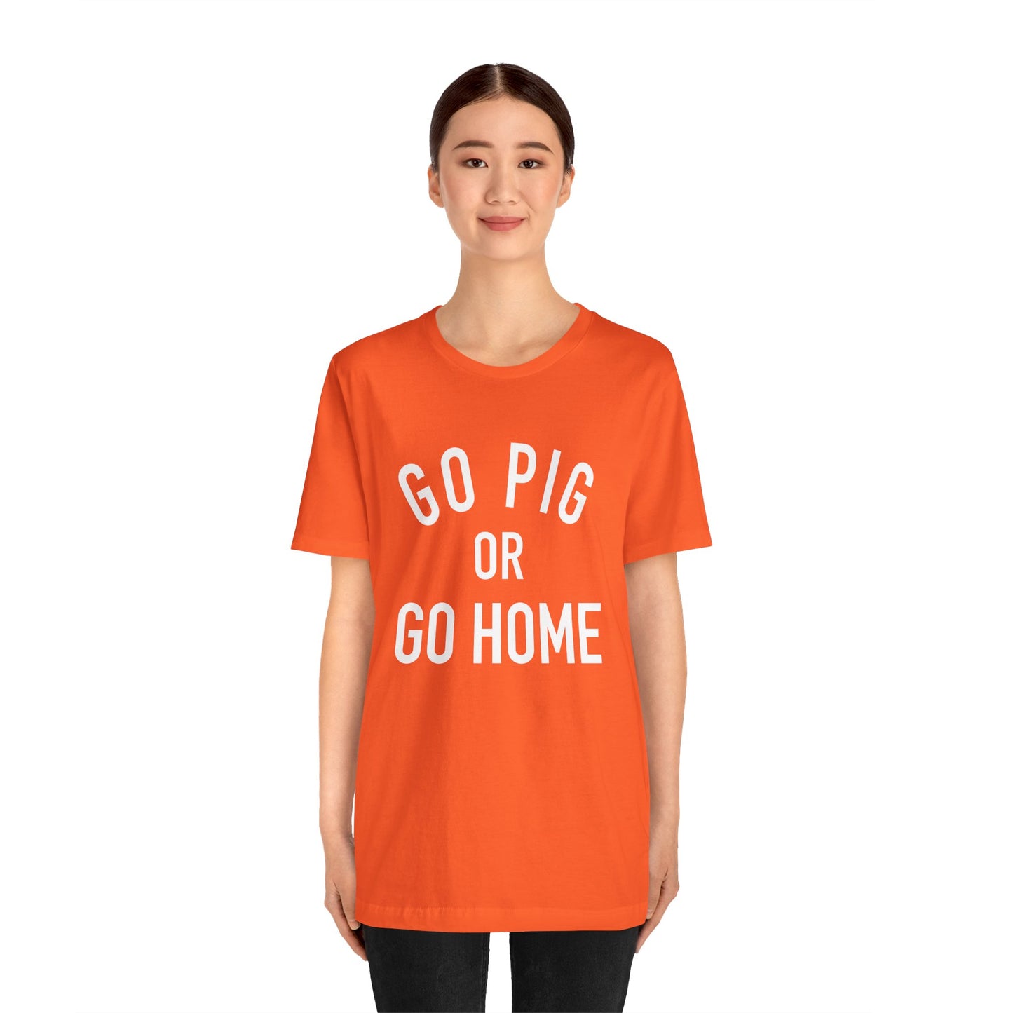 Arkansas Go Pig Or Go Home Tee