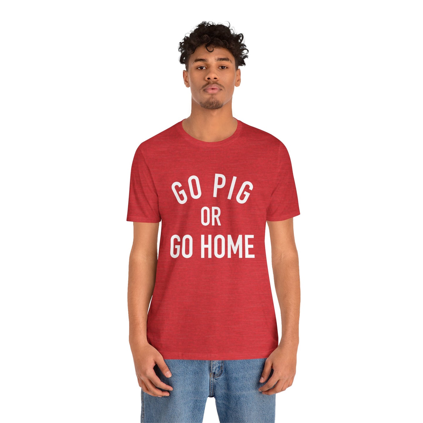 Arkansas Go Pig Or Go Home Tee