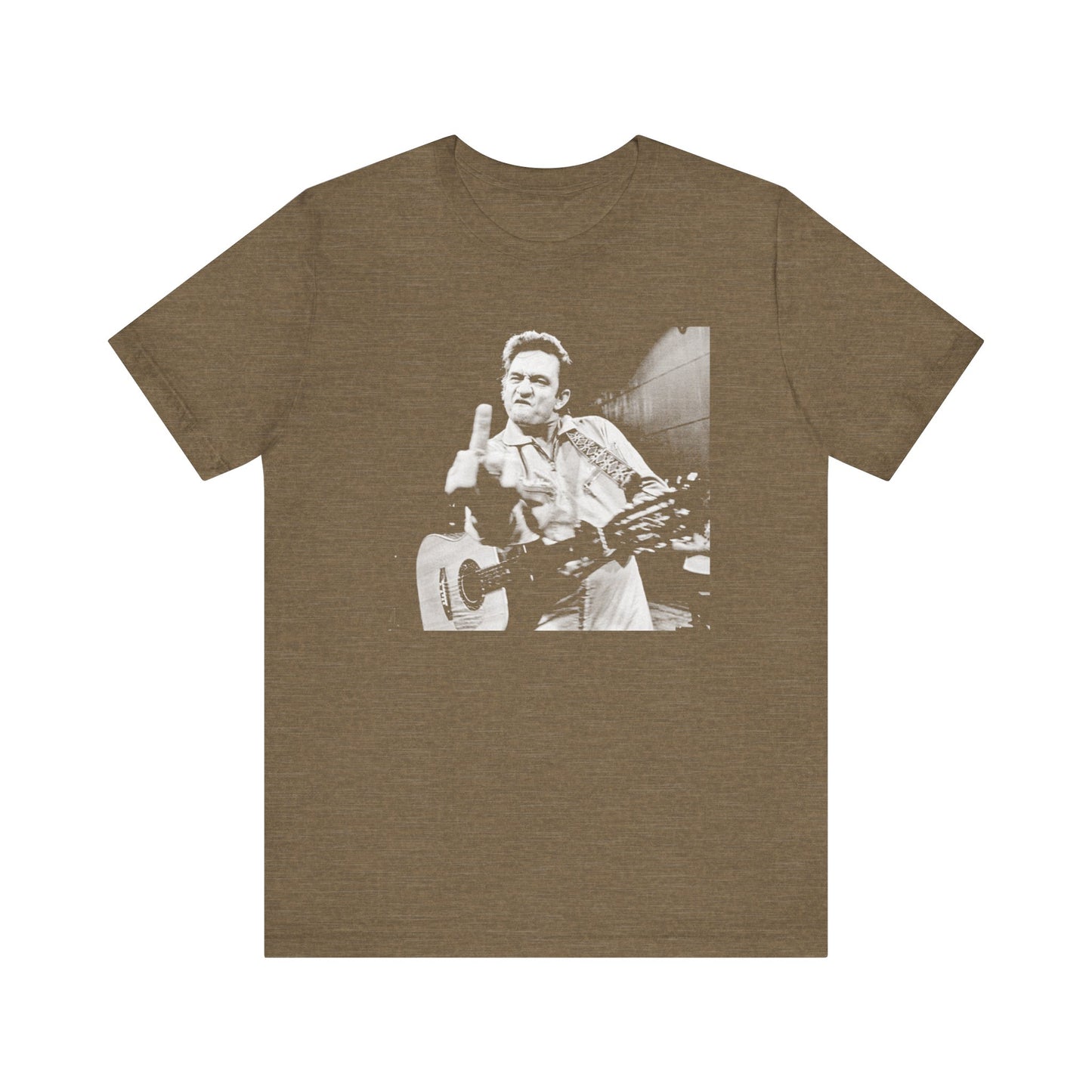 Johnny Cash Middle Finger Tee