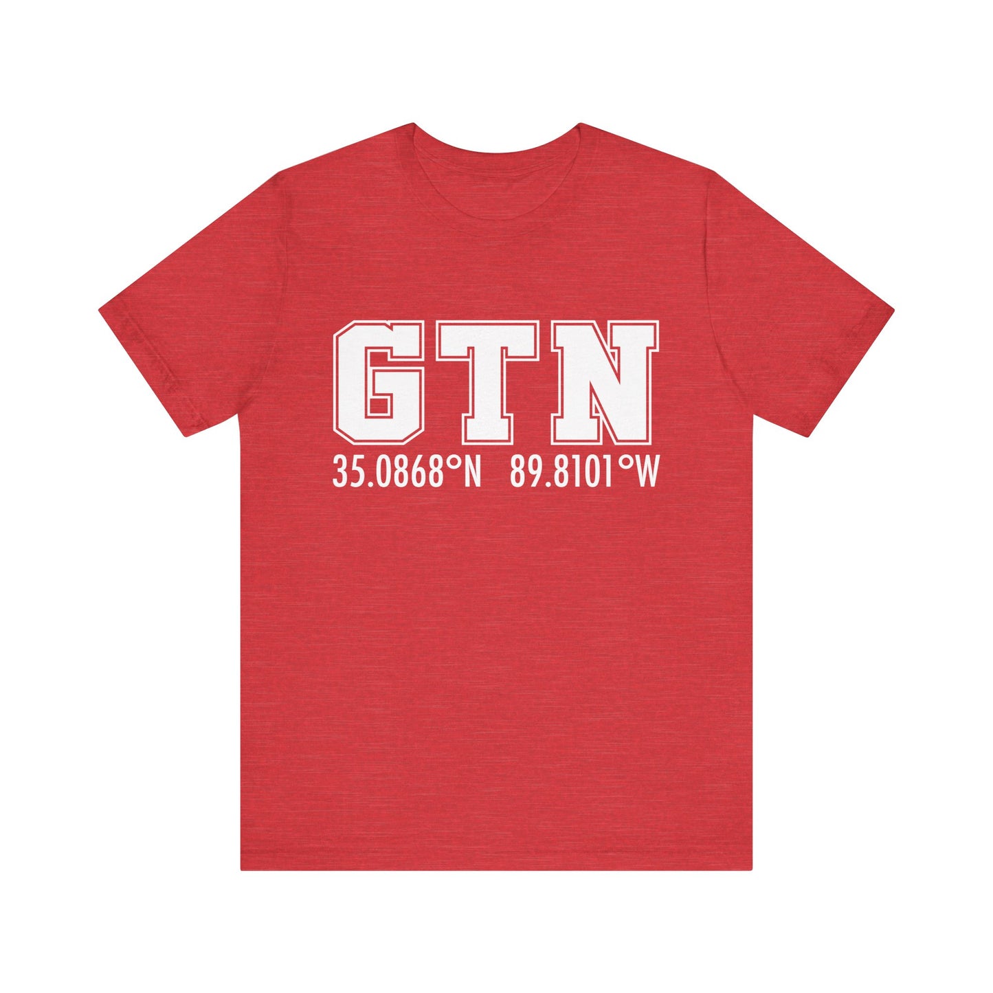 Germantown, TN Coordinates Tee