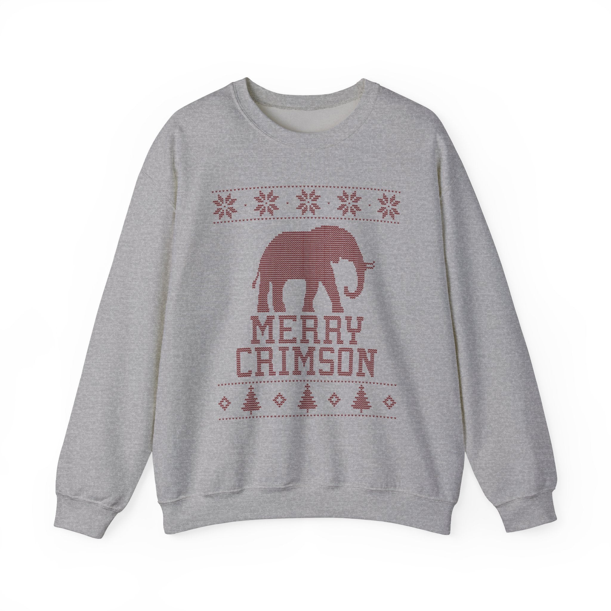 Alabama "Ugly Christmas Sweater" Unisex Heavy Blend™ Crewneck Sweatshirt