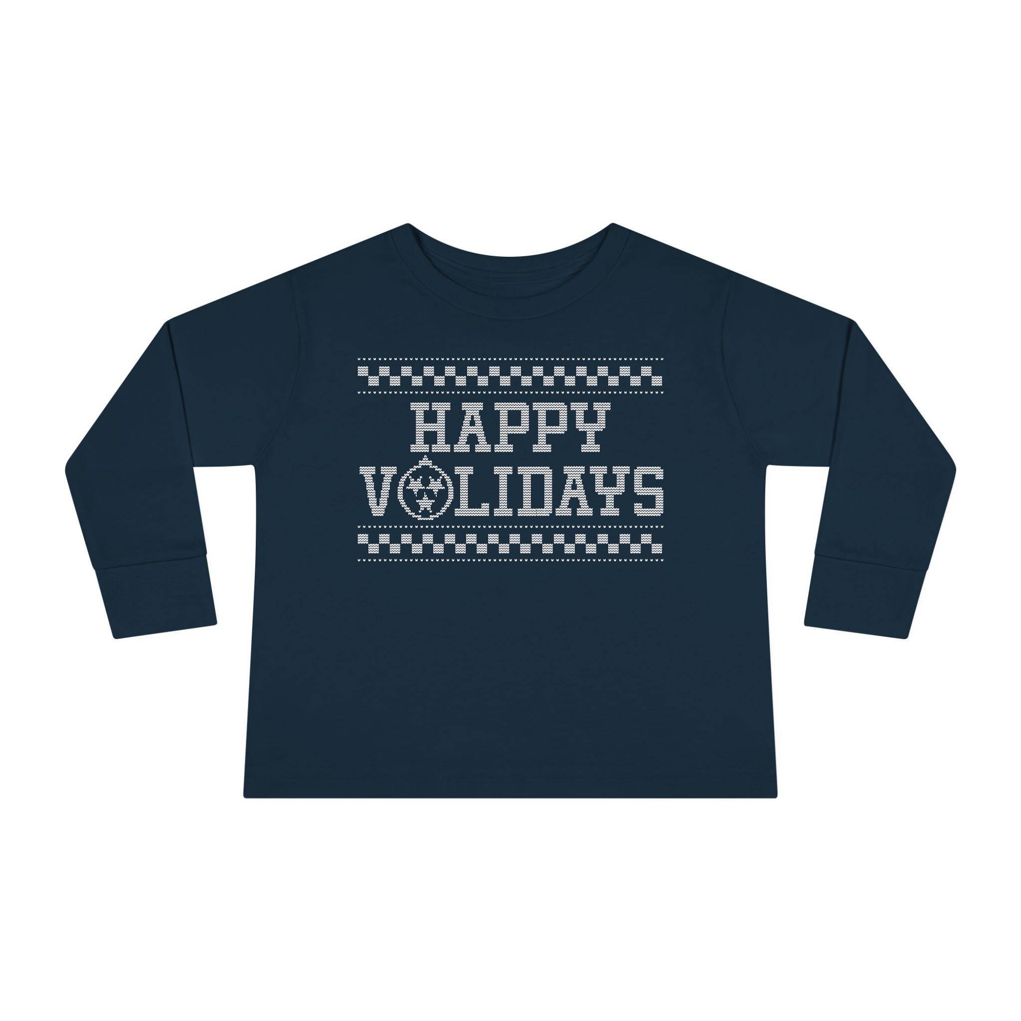 Happy Volidays T shirt Tennessee Christmas Toddler Long Sleeve Tee