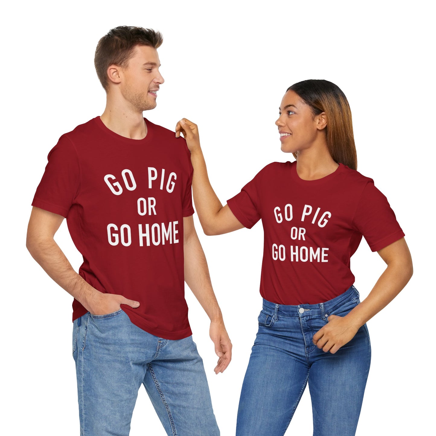 Arkansas Go Pig Or Go Home Tee