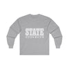 Mississippi State Coordinates Unisex Ultra Cotton Long Sleeve Tee