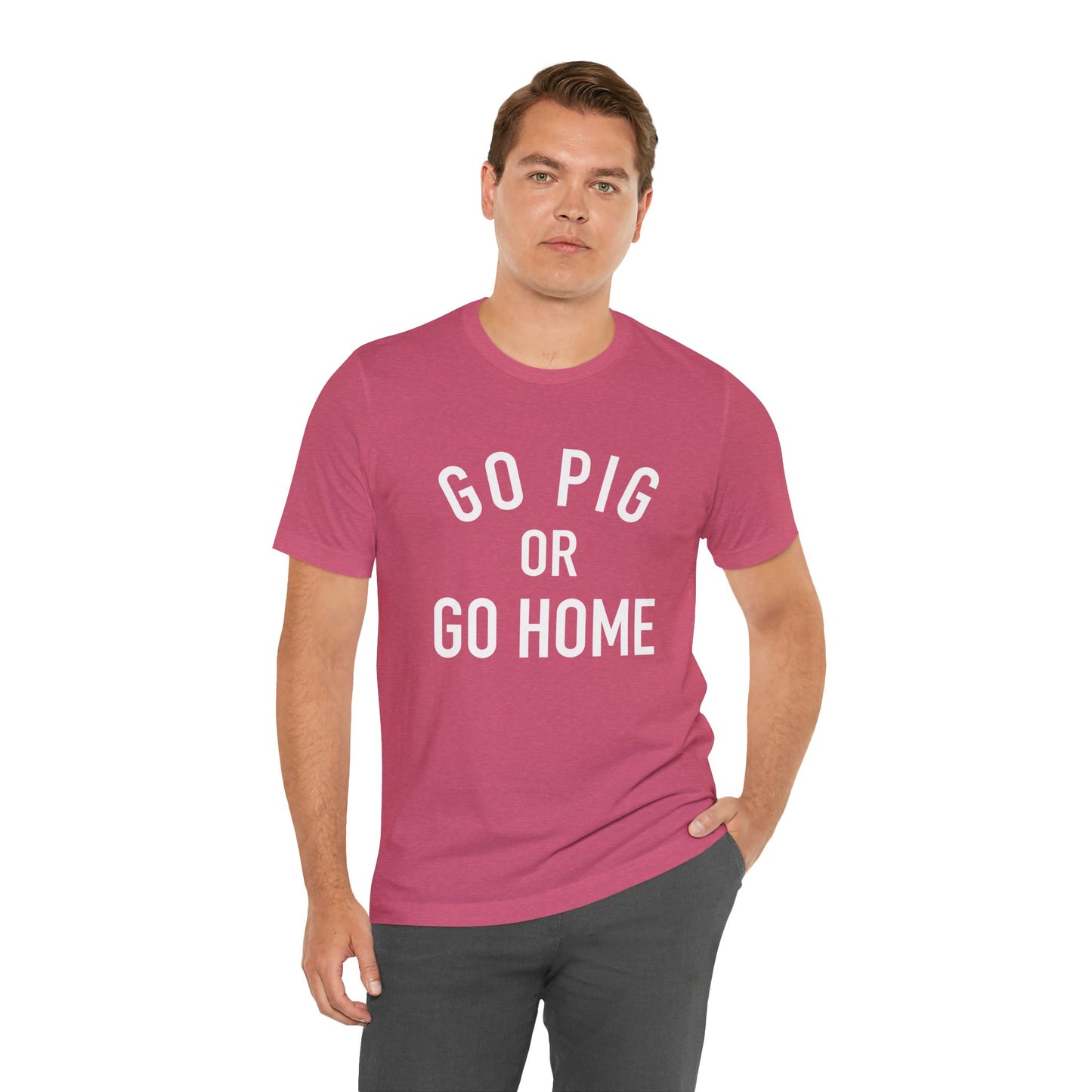 Arkansas Go Pig Or Go Home Tee