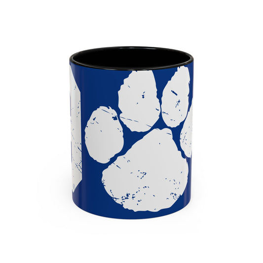 Paw Print Accent Coffee Mug for Pet Lovers, Dog Mom Gift, Cat Owner Cup, Unique Animal Lover Mug, Personalized Pet Gift