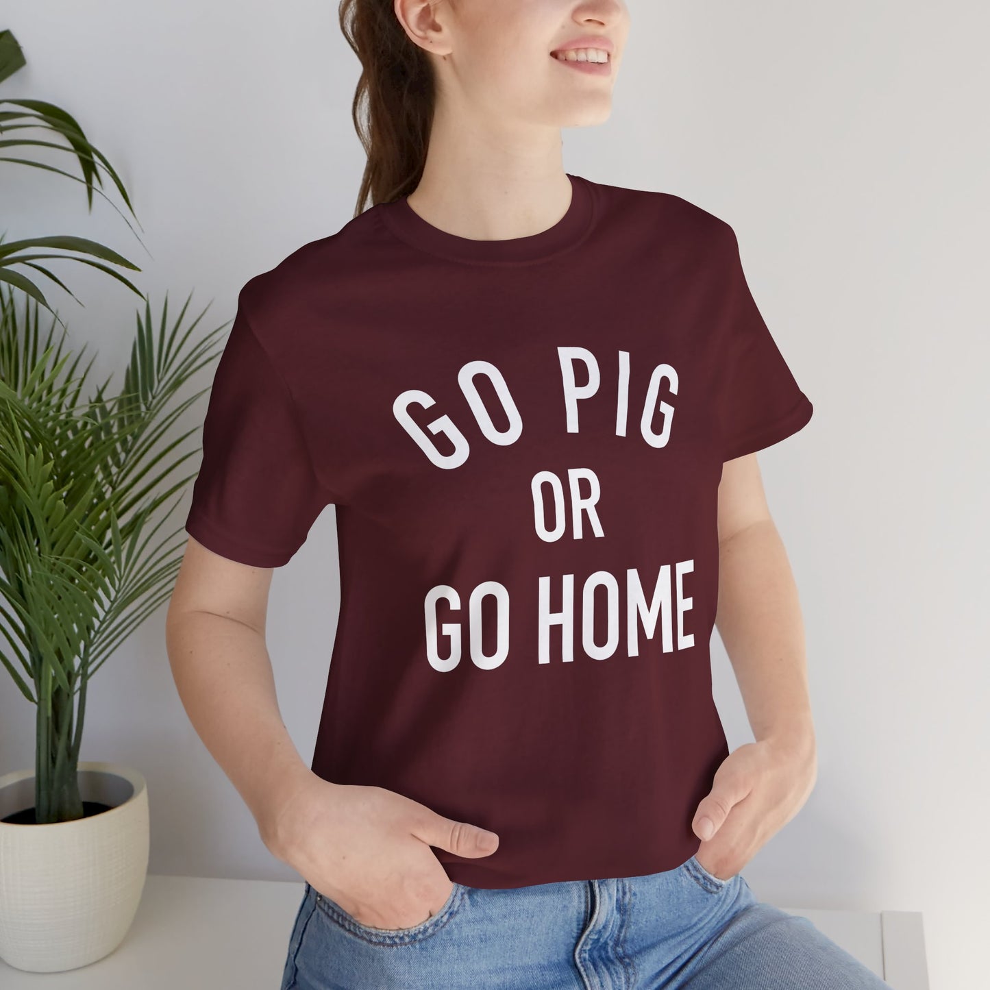 Arkansas Go Pig Or Go Home Tee