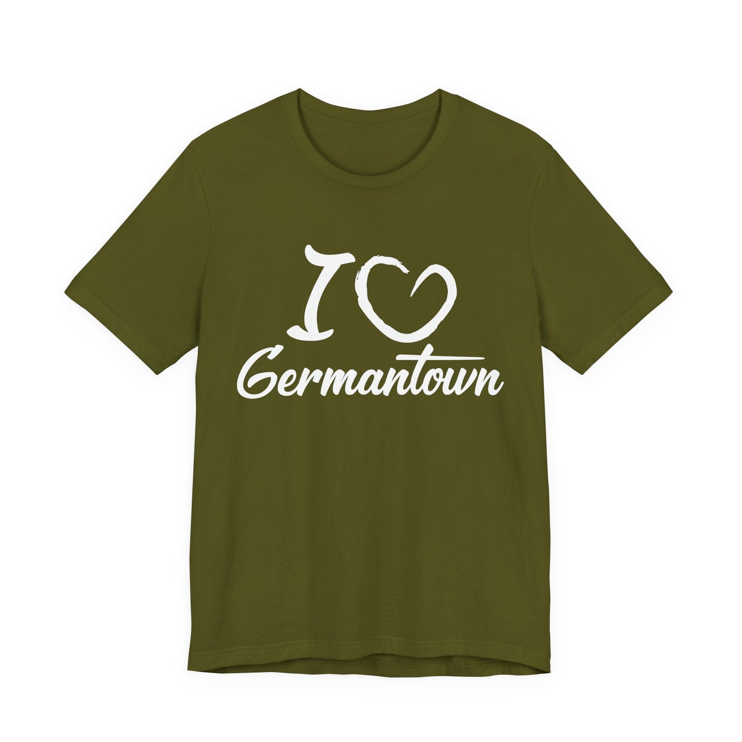 I Love Germantown Unisex Jersey Short Sleeve Tee