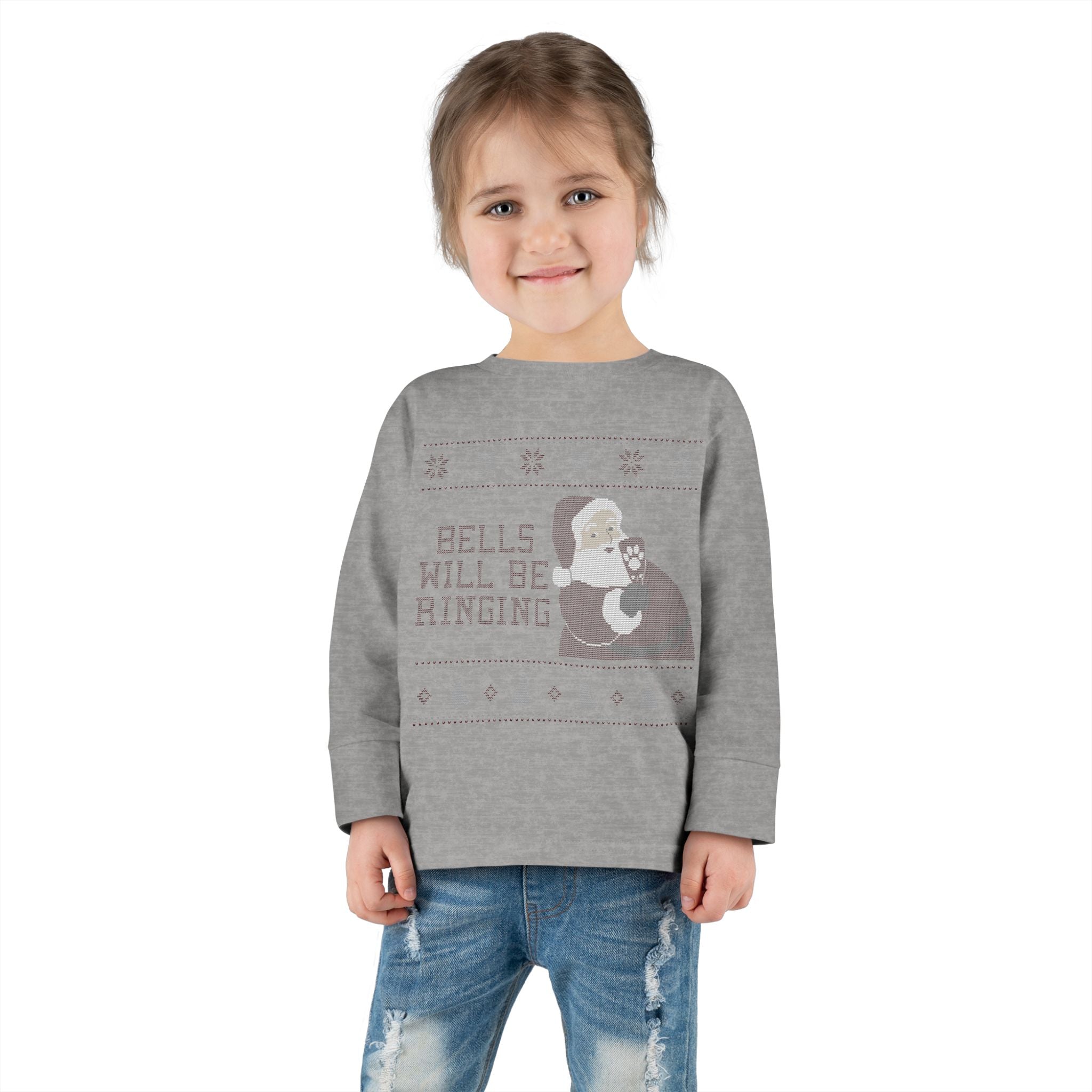 Mississippi State Toddler Christmas Long Sleeve Tee