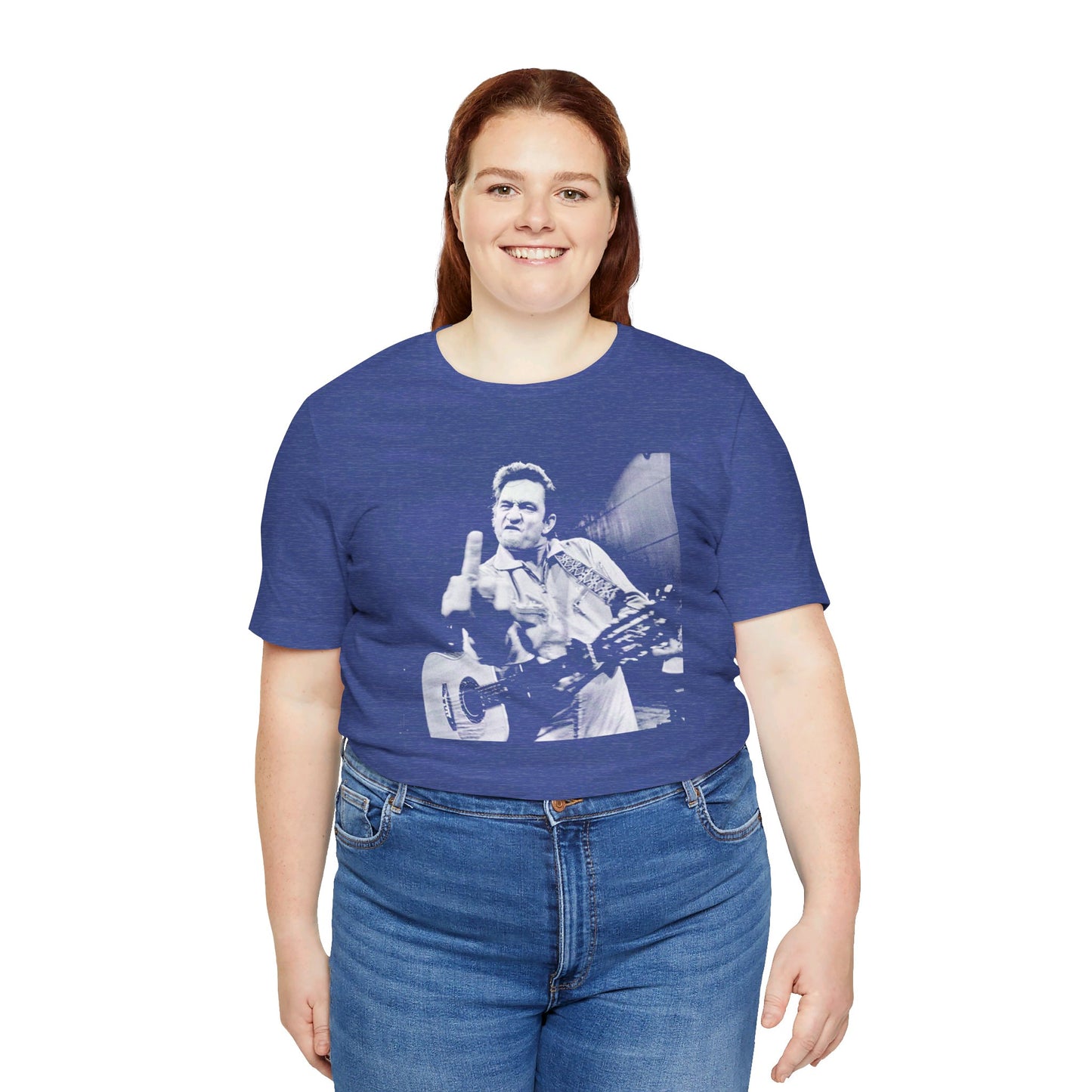 Johnny Cash Middle Finger Tee