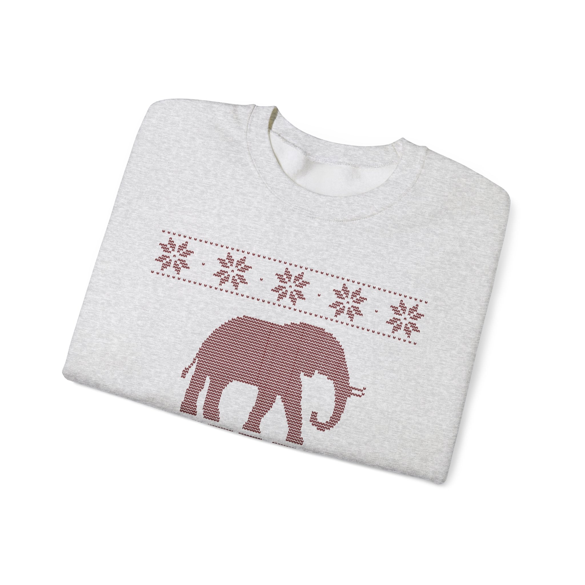 Alabama "Ugly Christmas Sweater" Unisex Heavy Blend™ Crewneck Sweatshirt