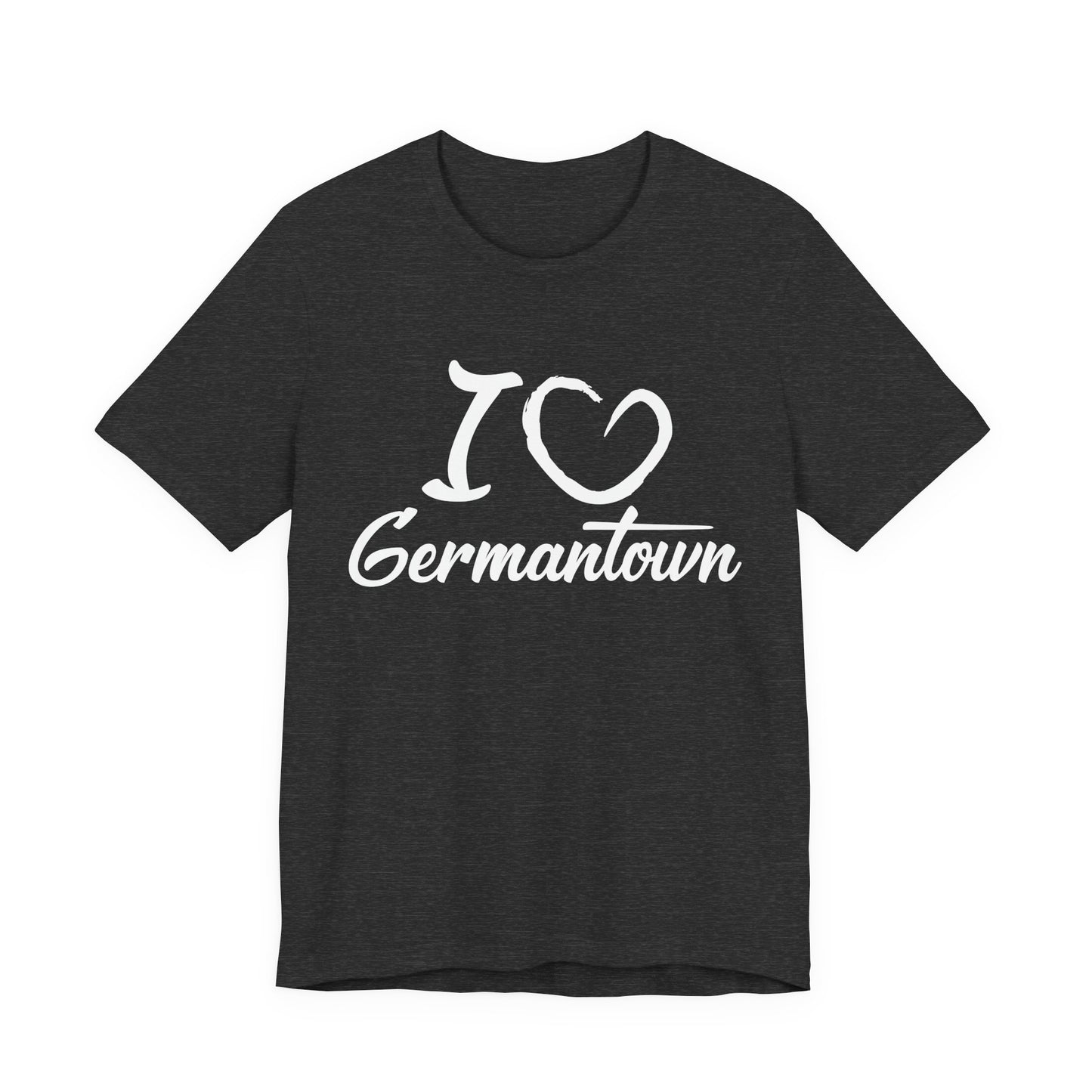 I Love Germantown Unisex Jersey Short Sleeve Tee